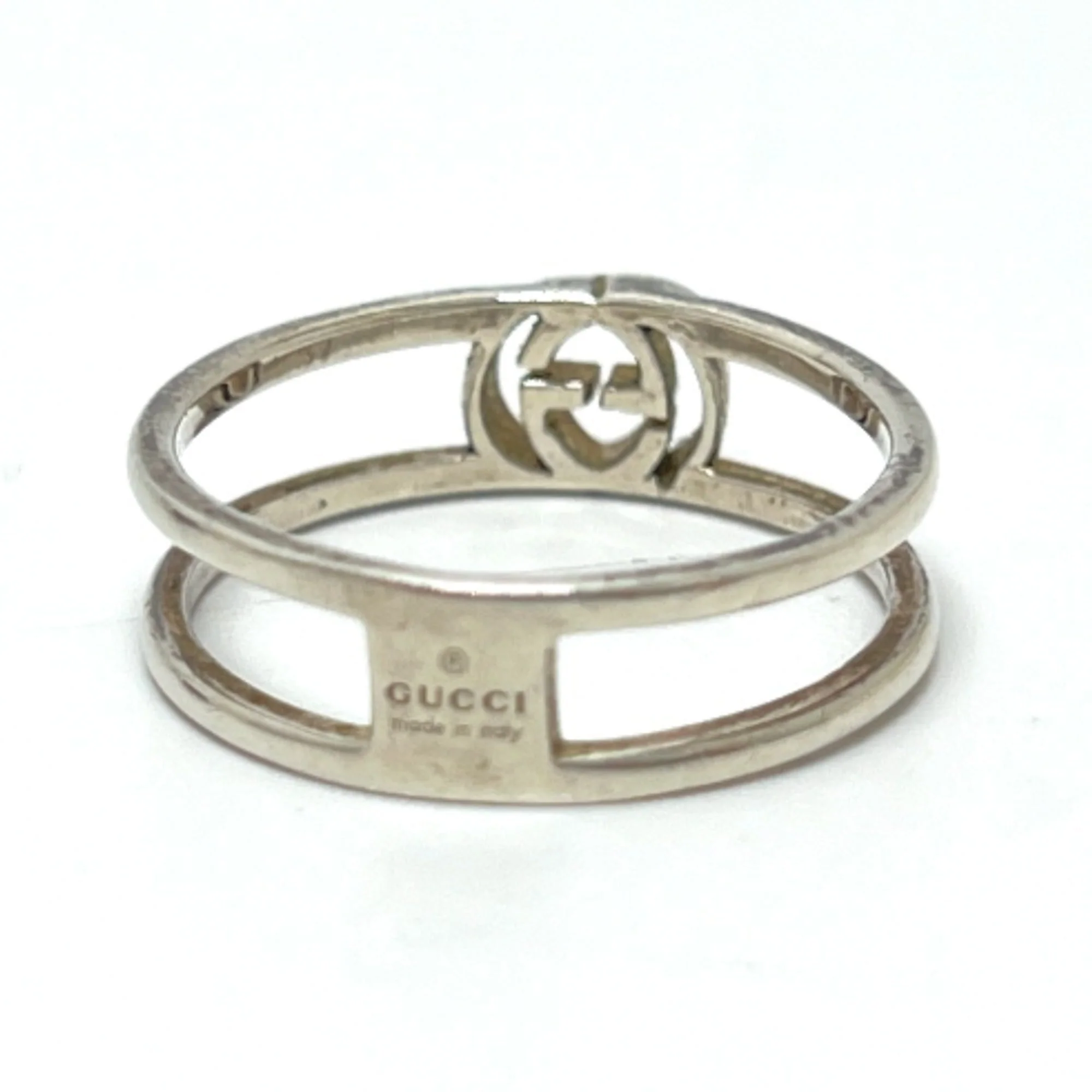 Interlocking G Ring Sterling Silver - Image 3