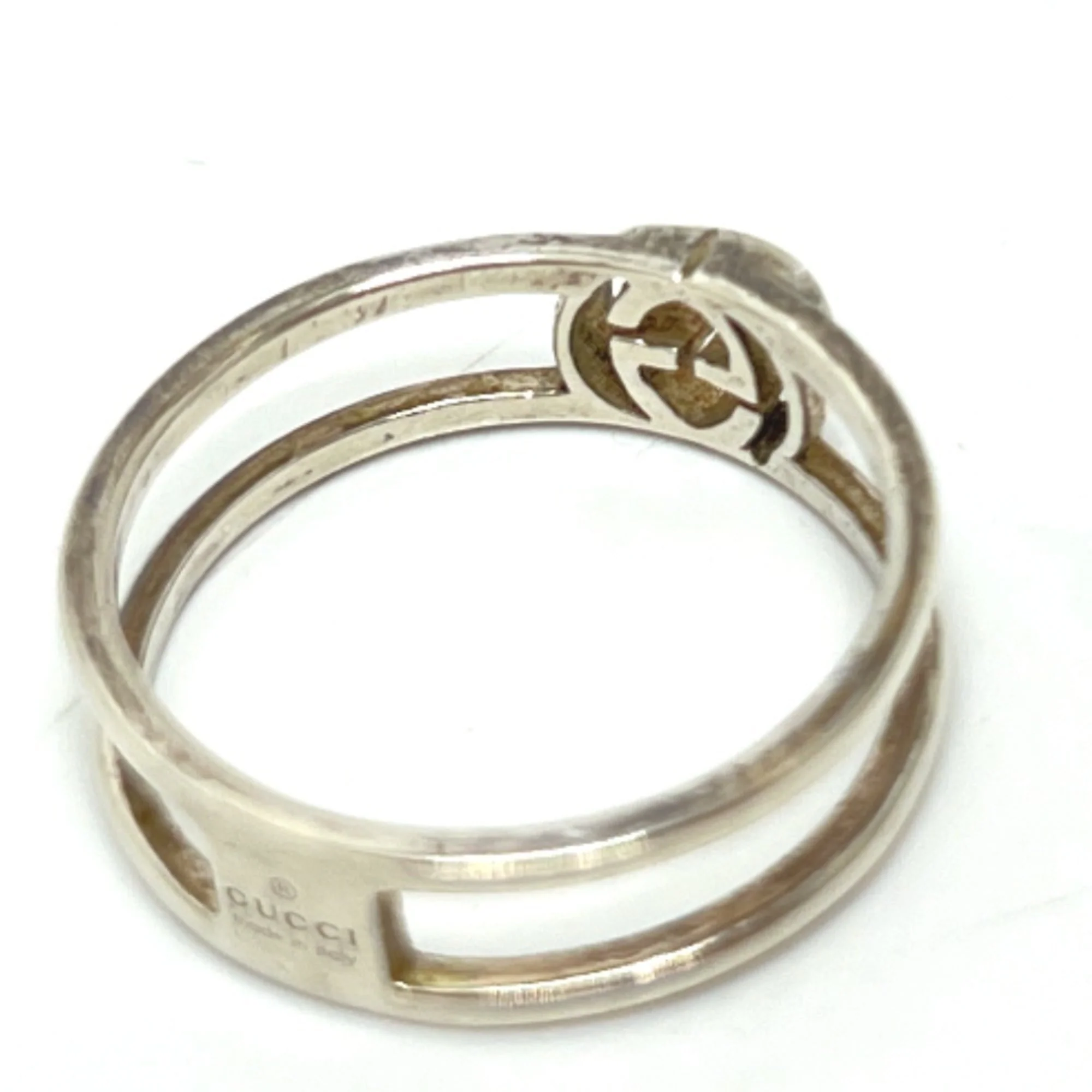 Interlocking G Ring Sterling Silver - Image 5