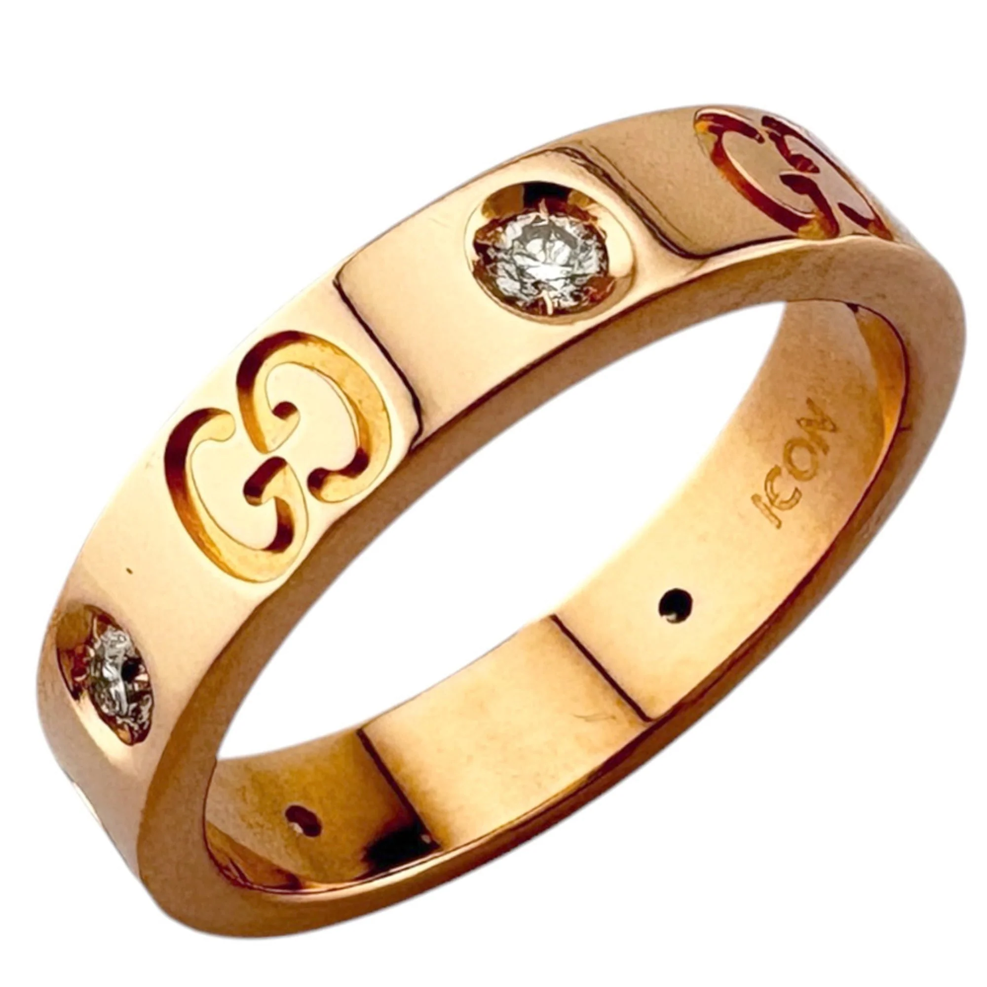 Ring 18K Rose Gold with Diamond