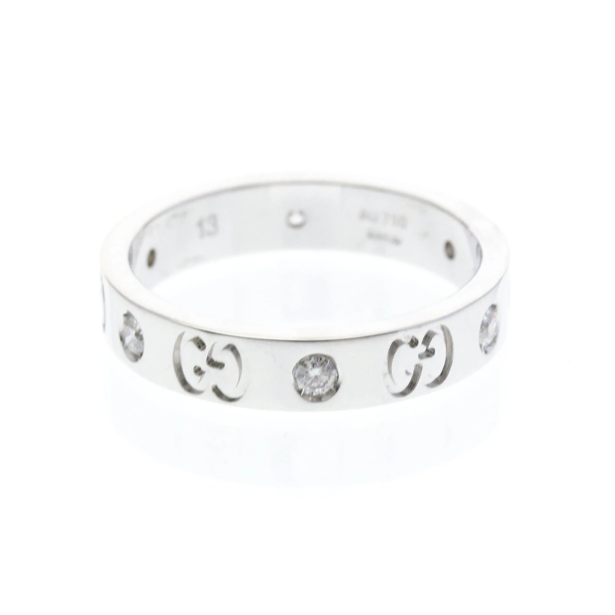 Ring 18K White Gold With Diamond - Image 2