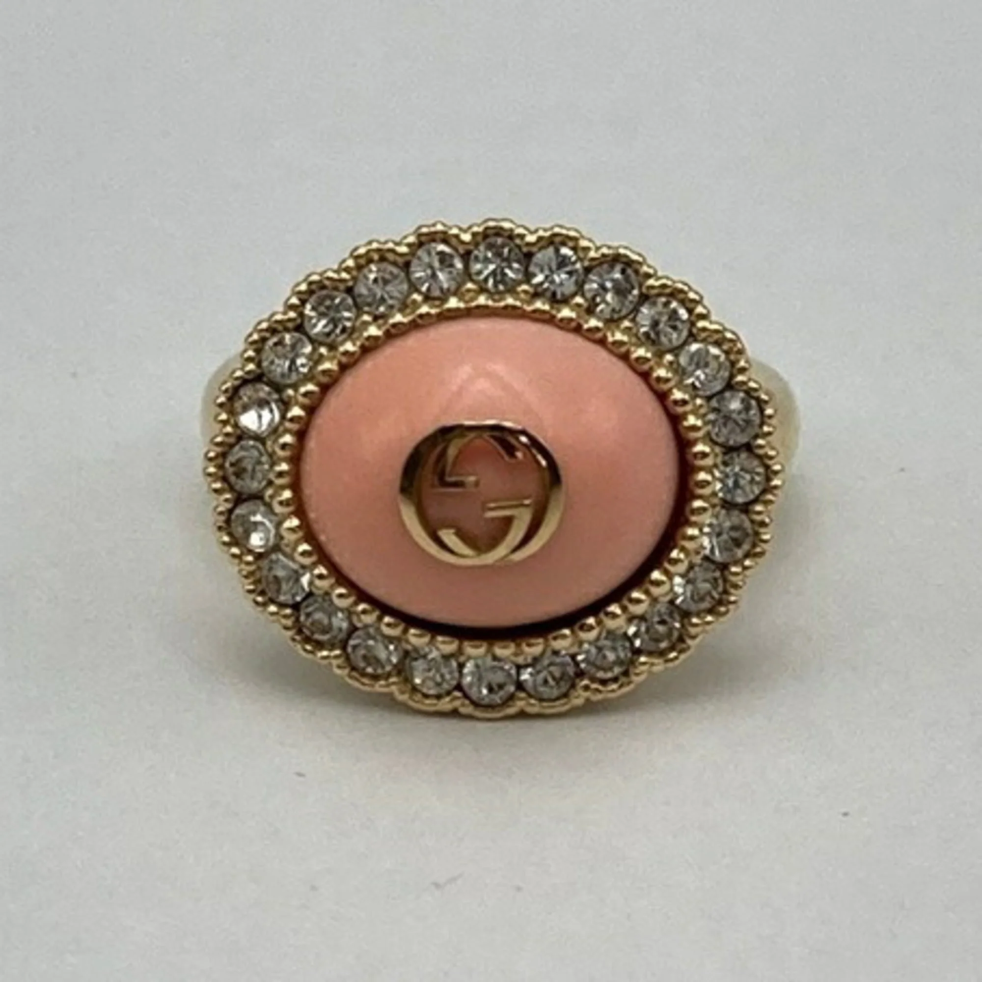 Ring Metal Pink with Rhinestone - Image 2