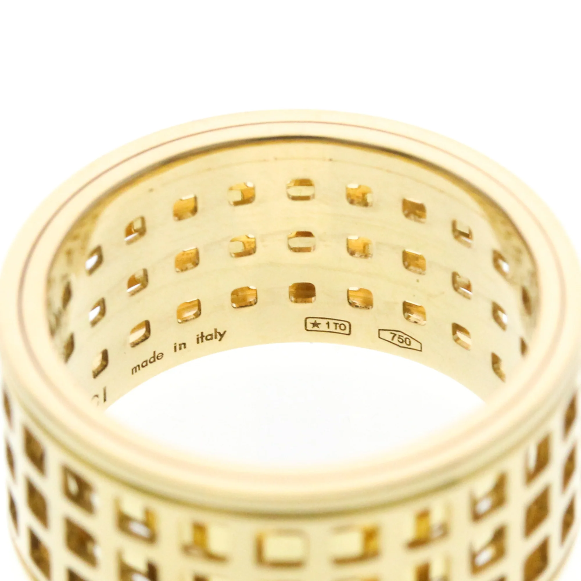 Scroll Wide Ring 18K Yellow Gold - Image 6