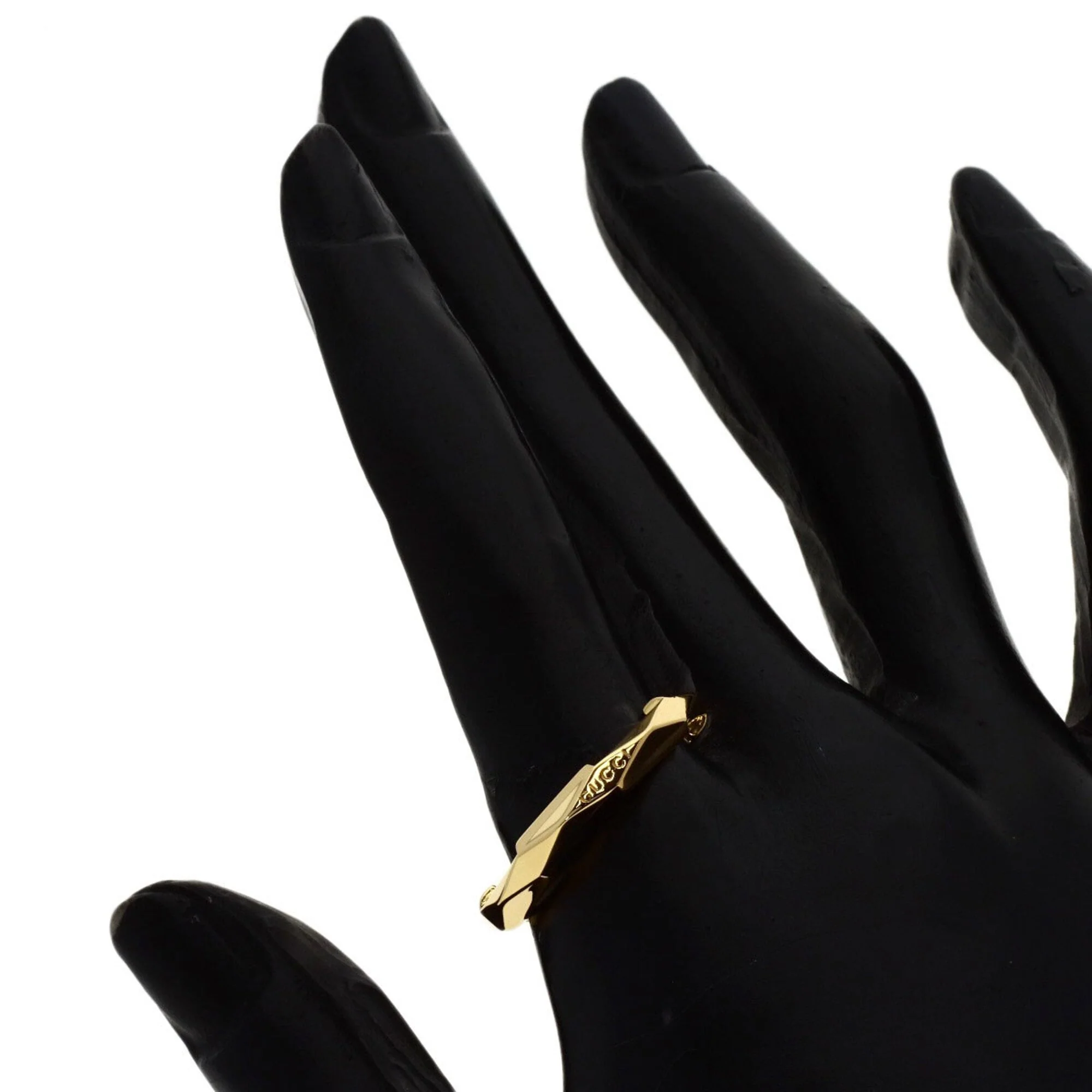 Studded Ring 18K Yellow Gold - Image 6