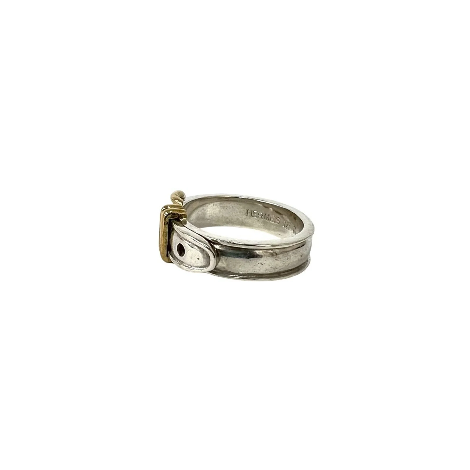 Ceinture Ring Sterling Silver and 18K Yellow Gold - Image 4