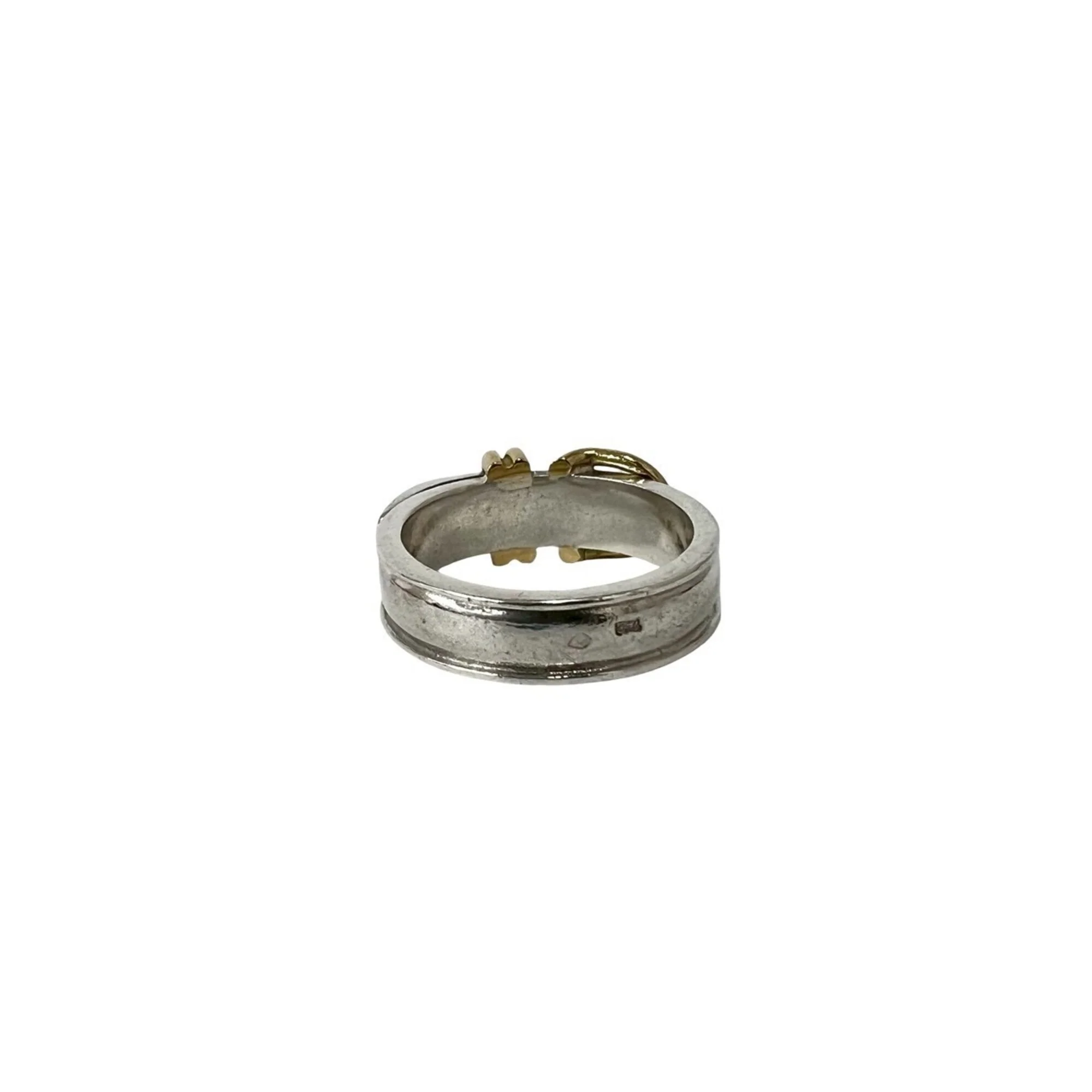 Ceinture Ring Sterling Silver and 18K Yellow Gold - Image 6