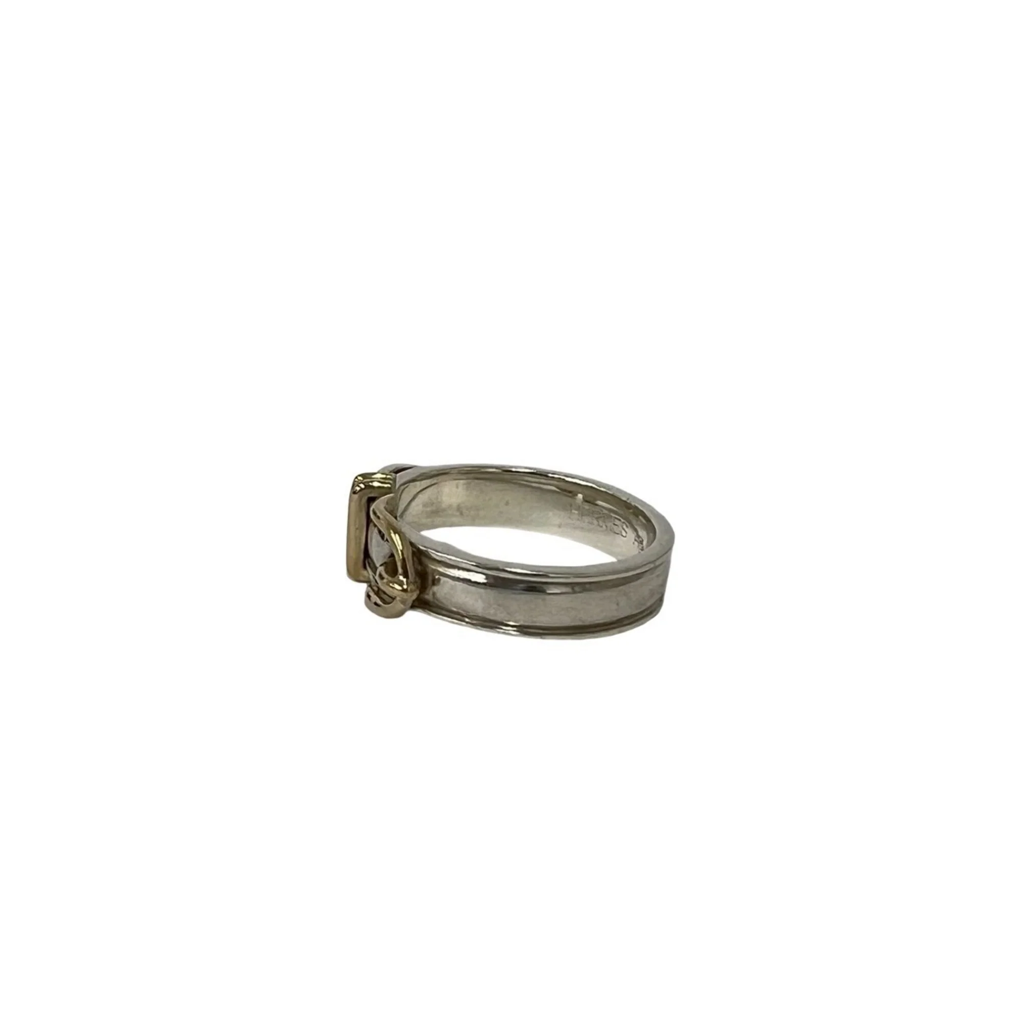Ceinture Ring Sterling Silver and 18K Yellow Gold - Image 4