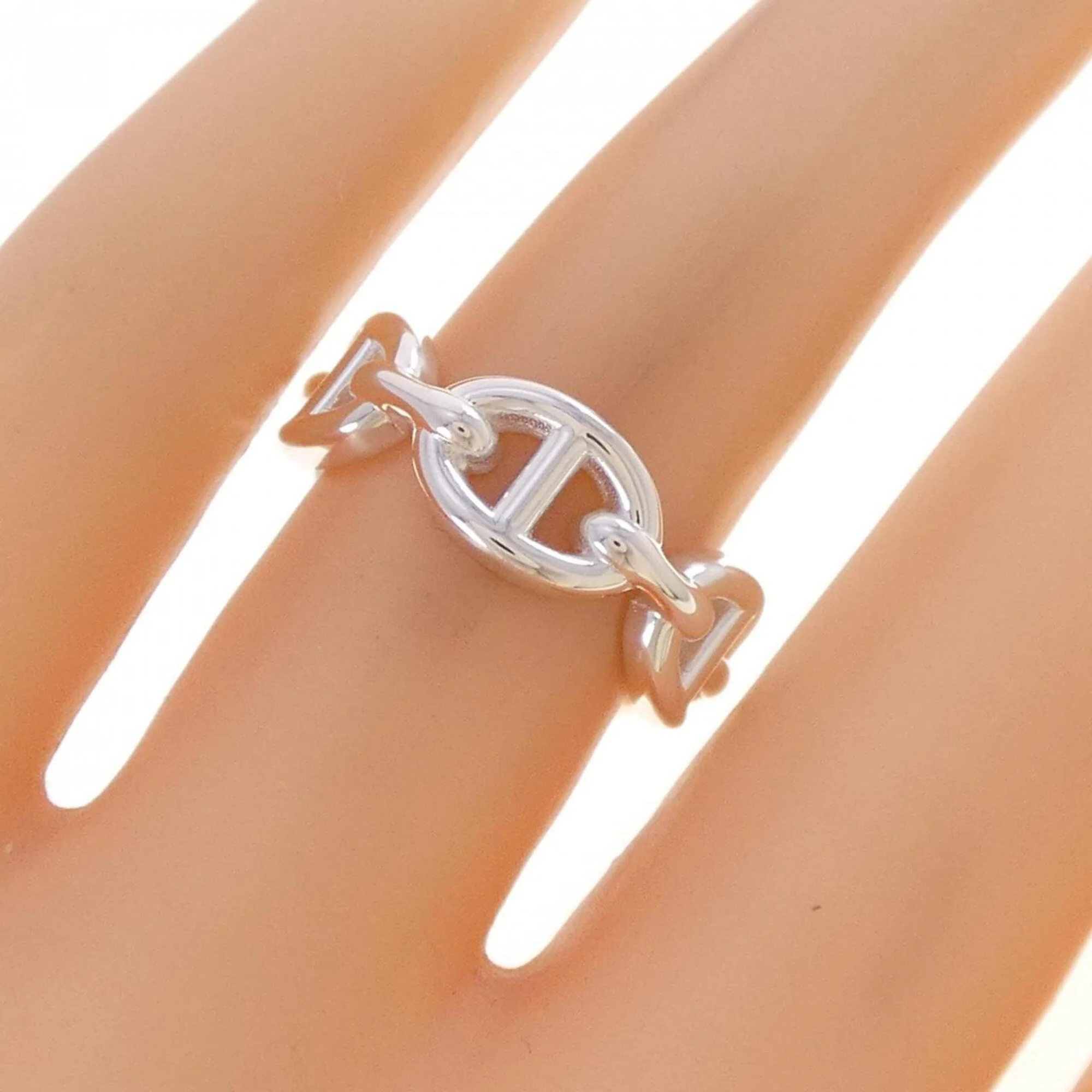 Chaine d'Ancre Enchainée Ring Sterling Silver - Image 4