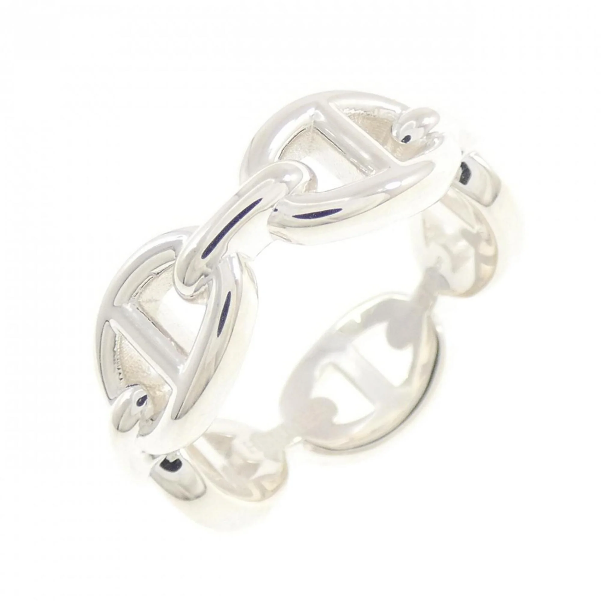 Chaine d'Ancre Enchainée Ring Sterling Silver
