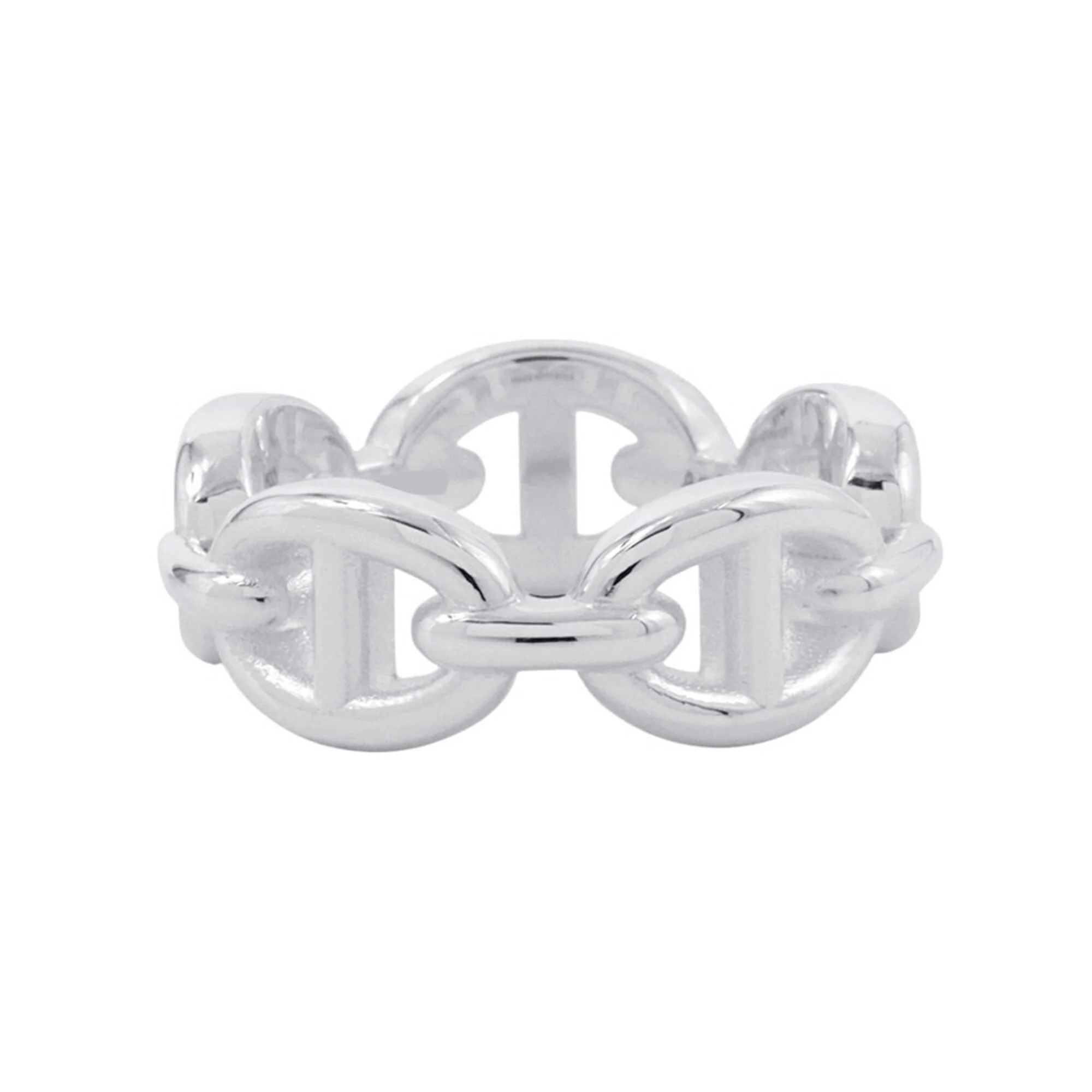 Chaine d'Ancre Enchainee Ring Sterling Silver Mini - Image 2