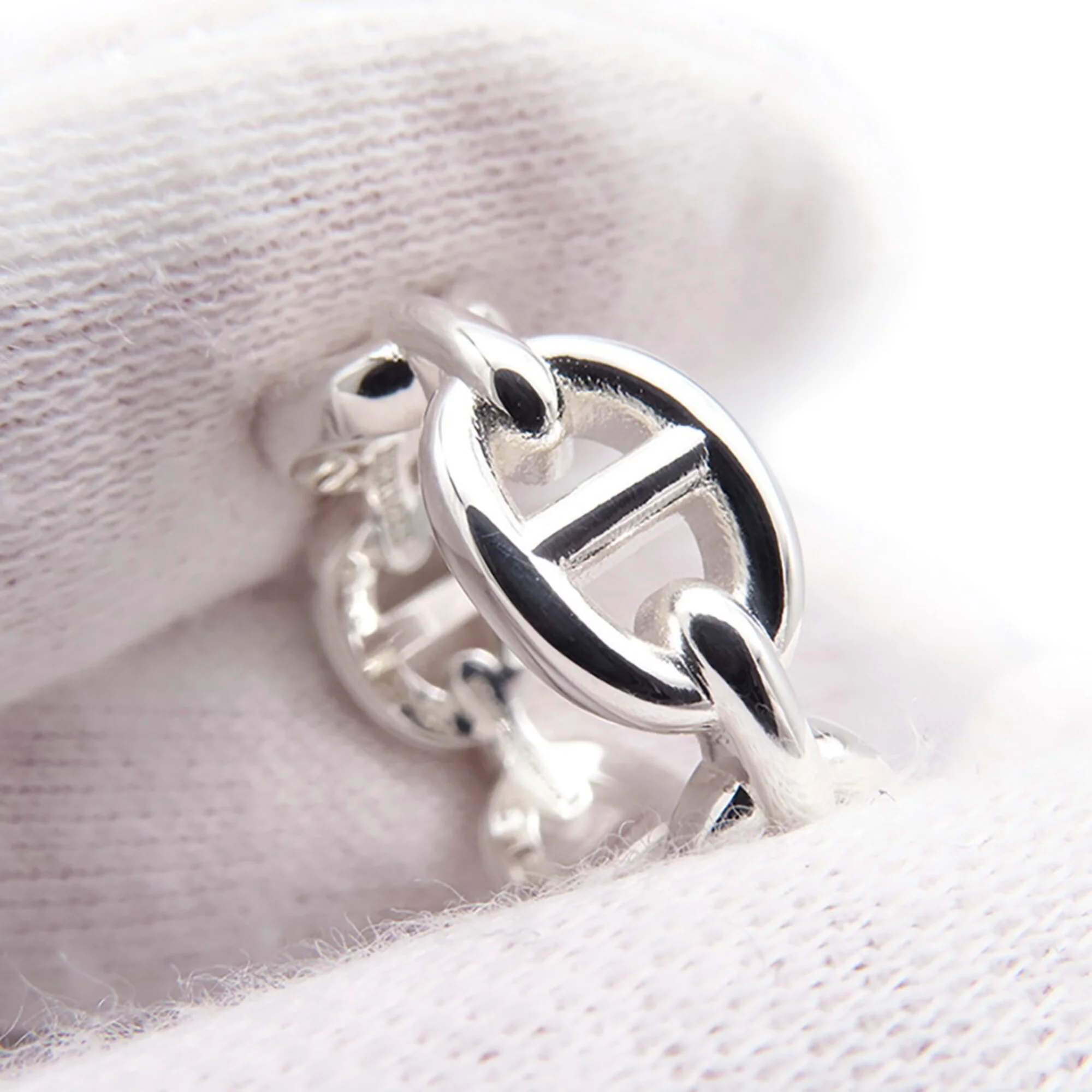 Chaine d'Ancre Enchainee Ring Sterling Silver Mini - Image 5