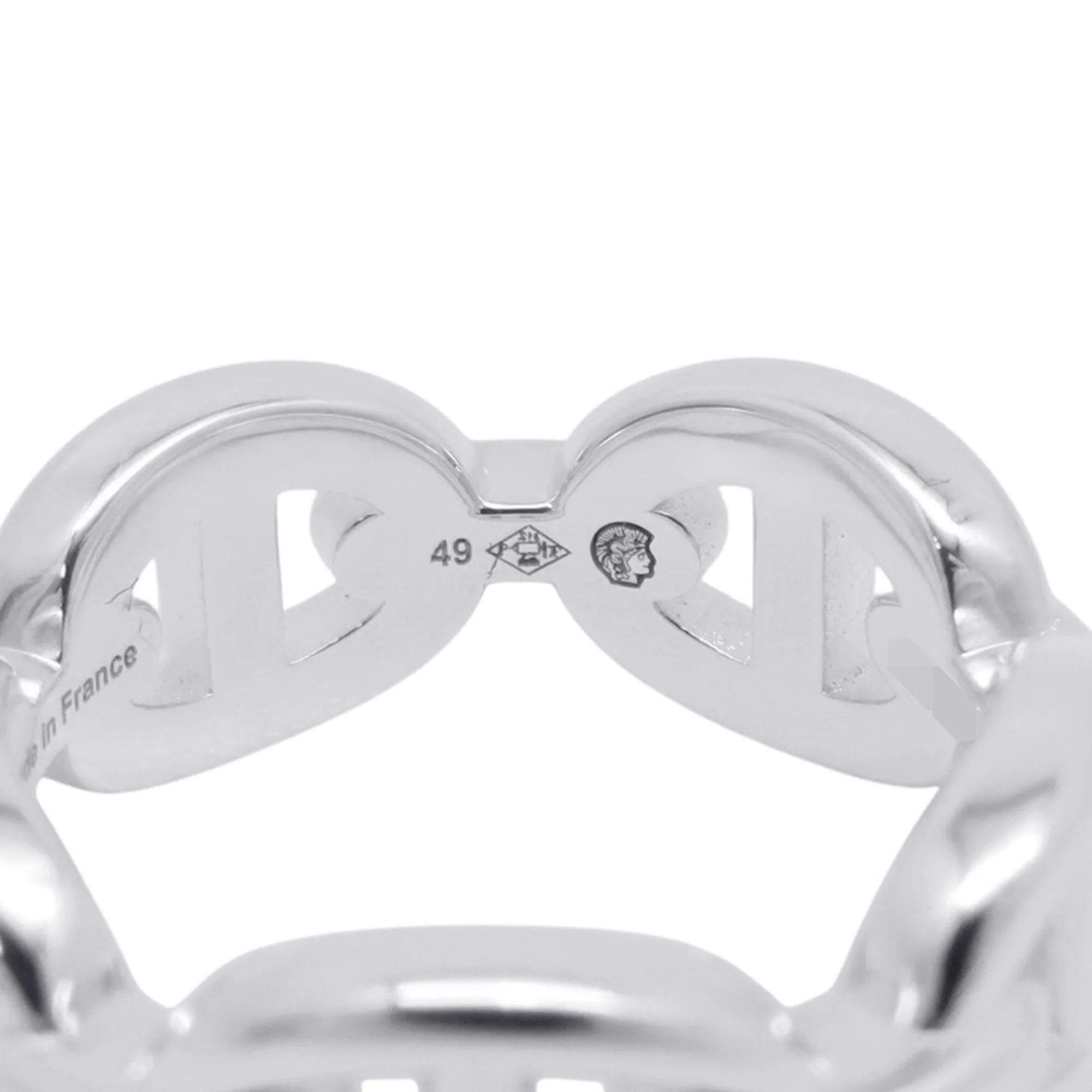 Chaine d'Ancre Enchainee Ring Sterling Silver Mini - Image 8