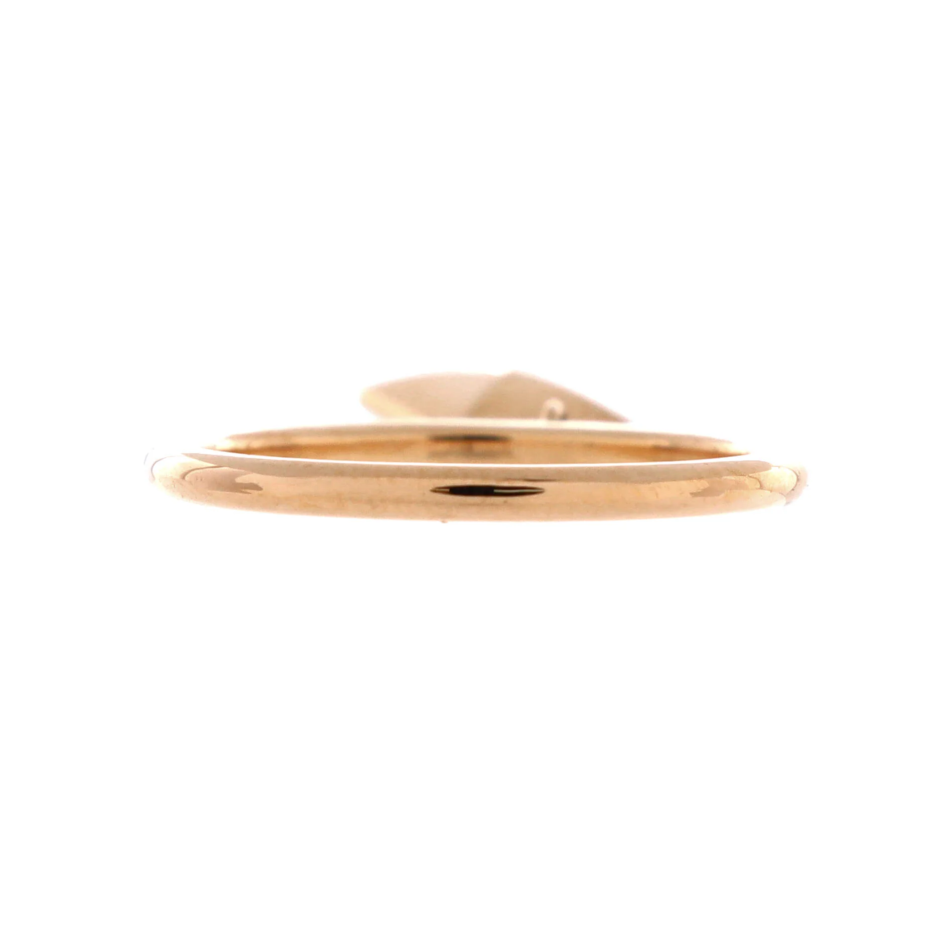 Clou d'H Charm Ring 18K Rose Gold Small - Image 3