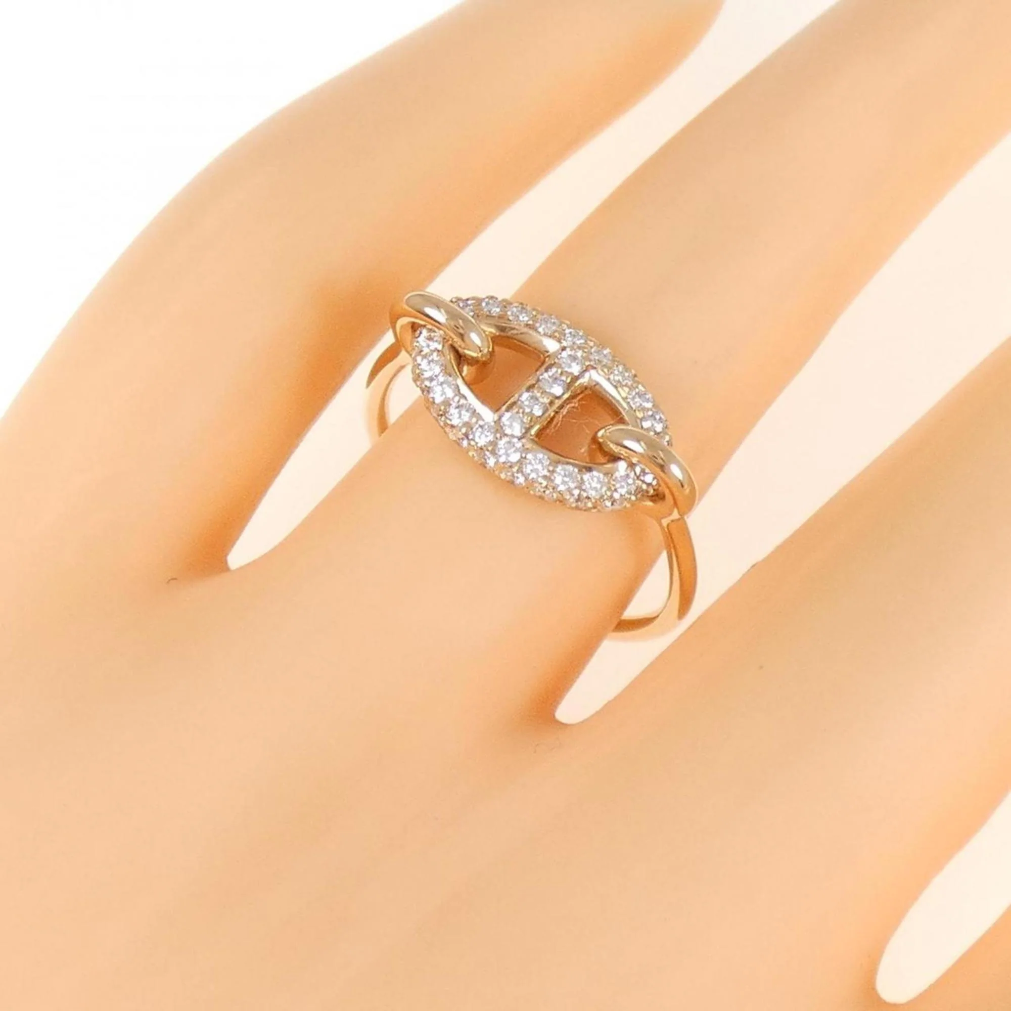 Farandole Ring 18K Rose Gold with Diamond - Image 4