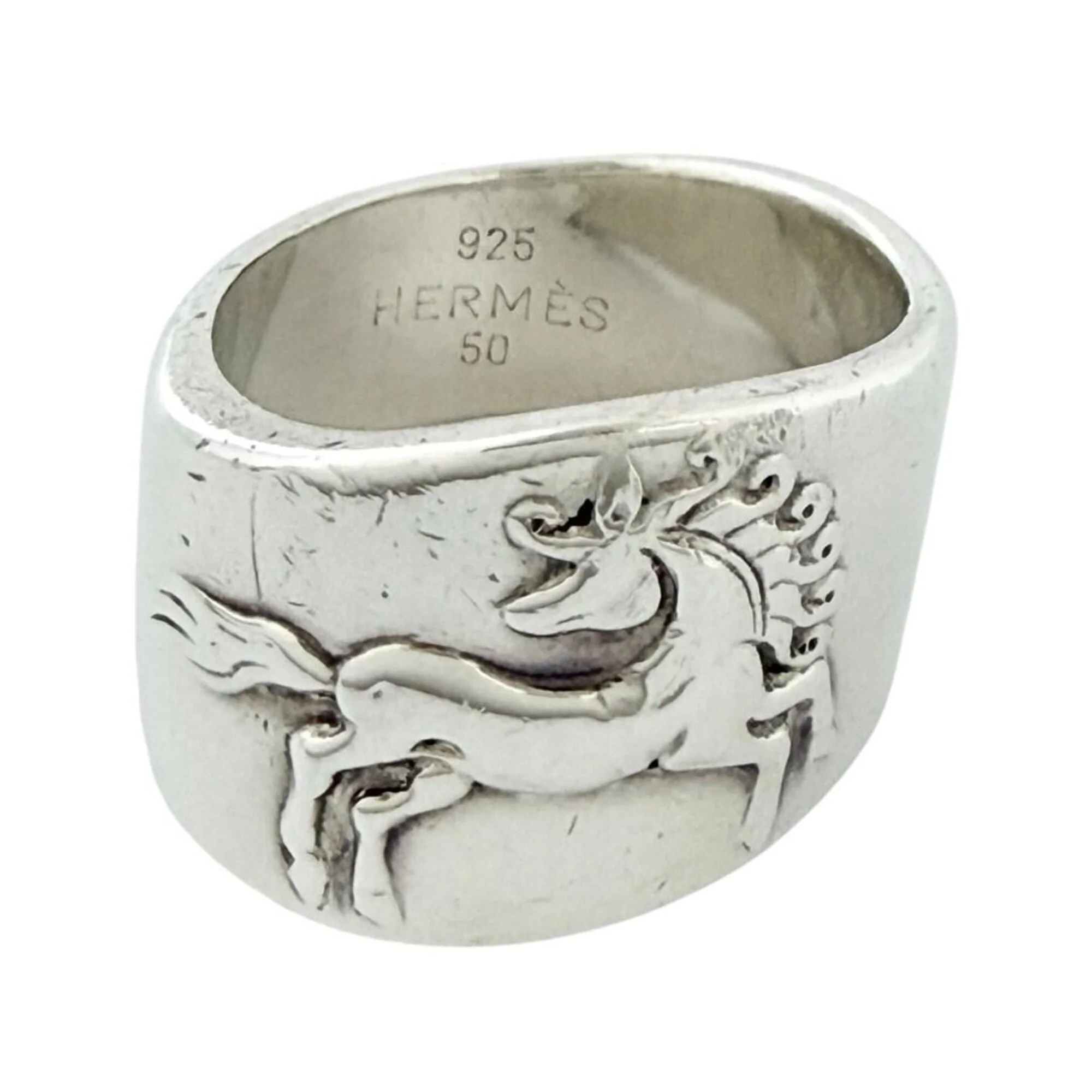 Gallop Horse Ring Sterling Silver