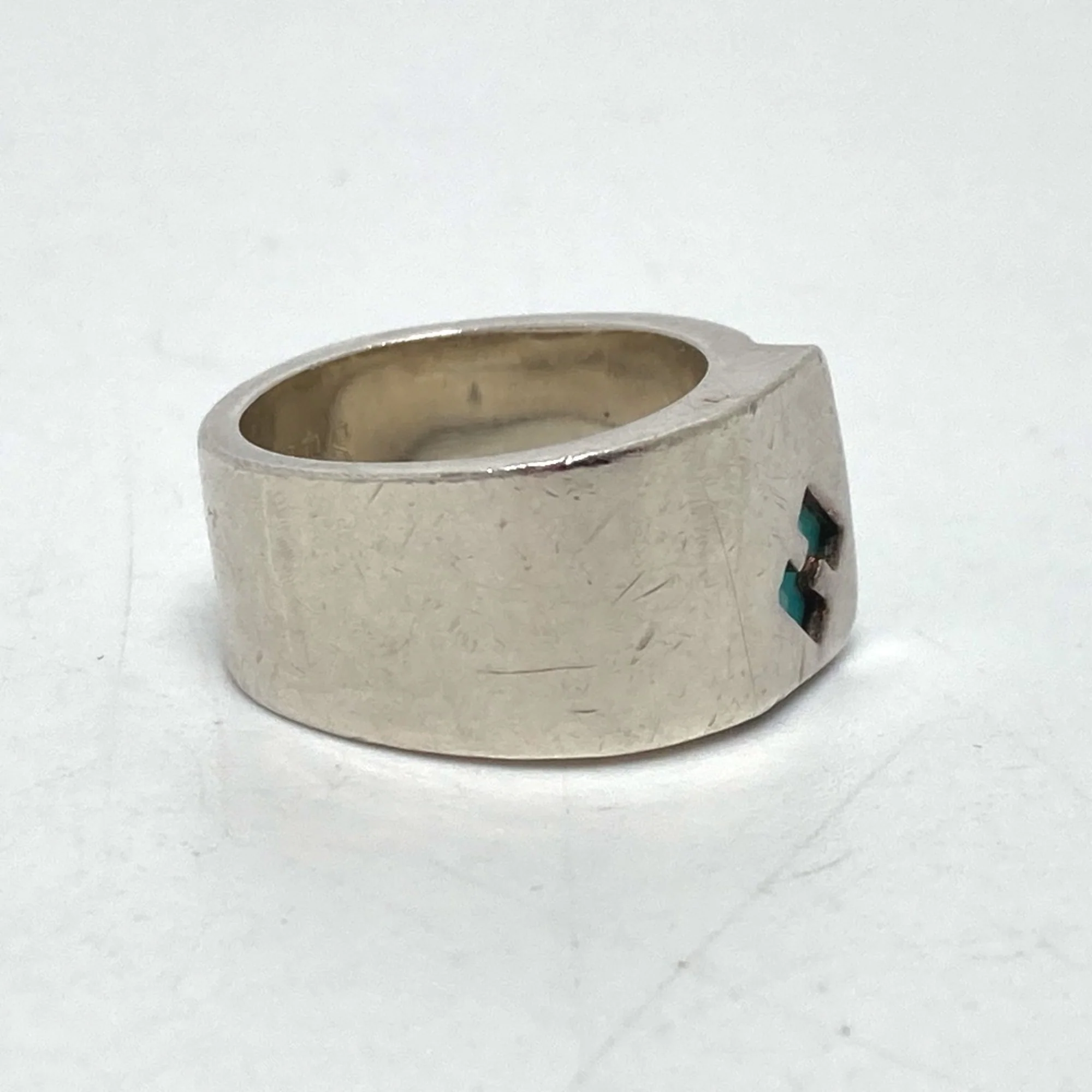 H Candy Ring Sterling Silver Blue - Image 2
