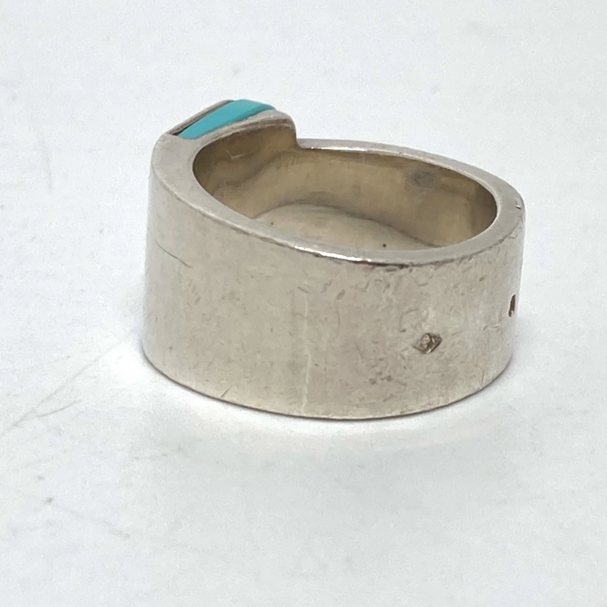 H Candy Ring Sterling Silver Blue - Image 7