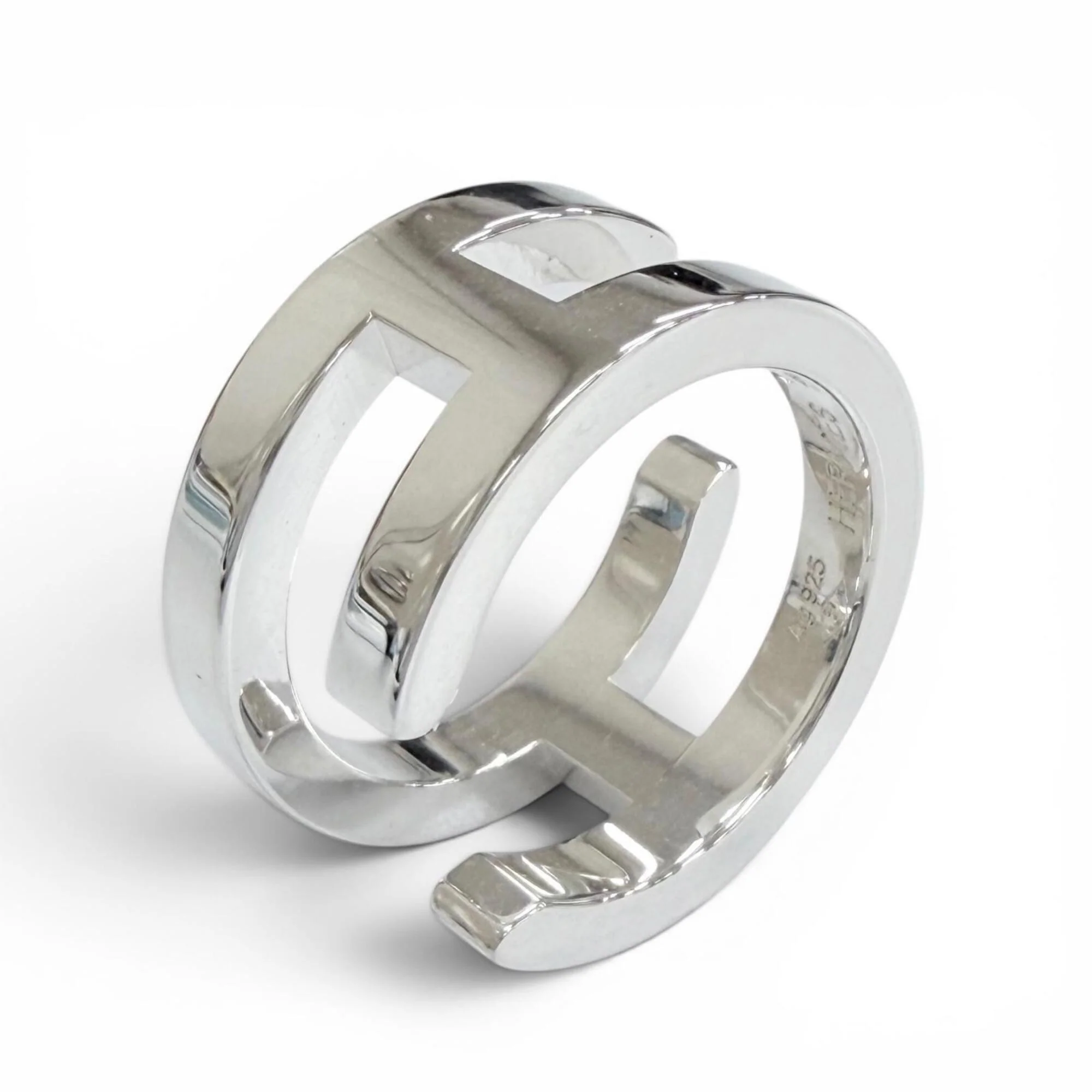 H Symbol Ring Sterling Silver