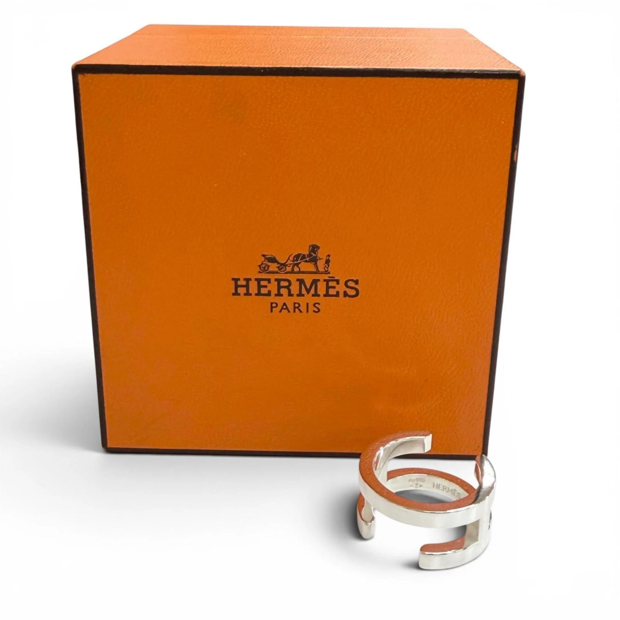 H Symbol Ring Sterling Silver - Image 2