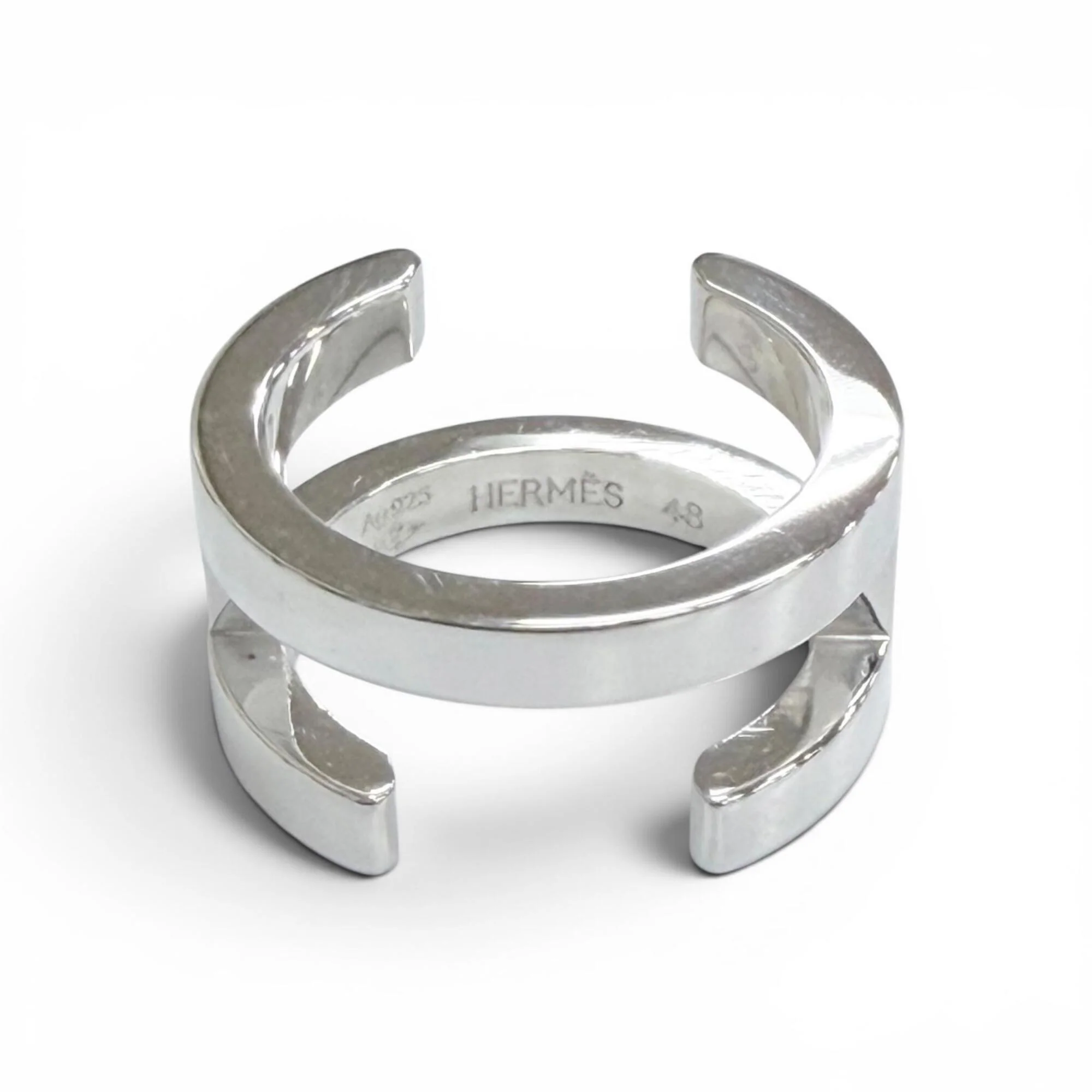 H Symbol Ring Sterling Silver - Image 3