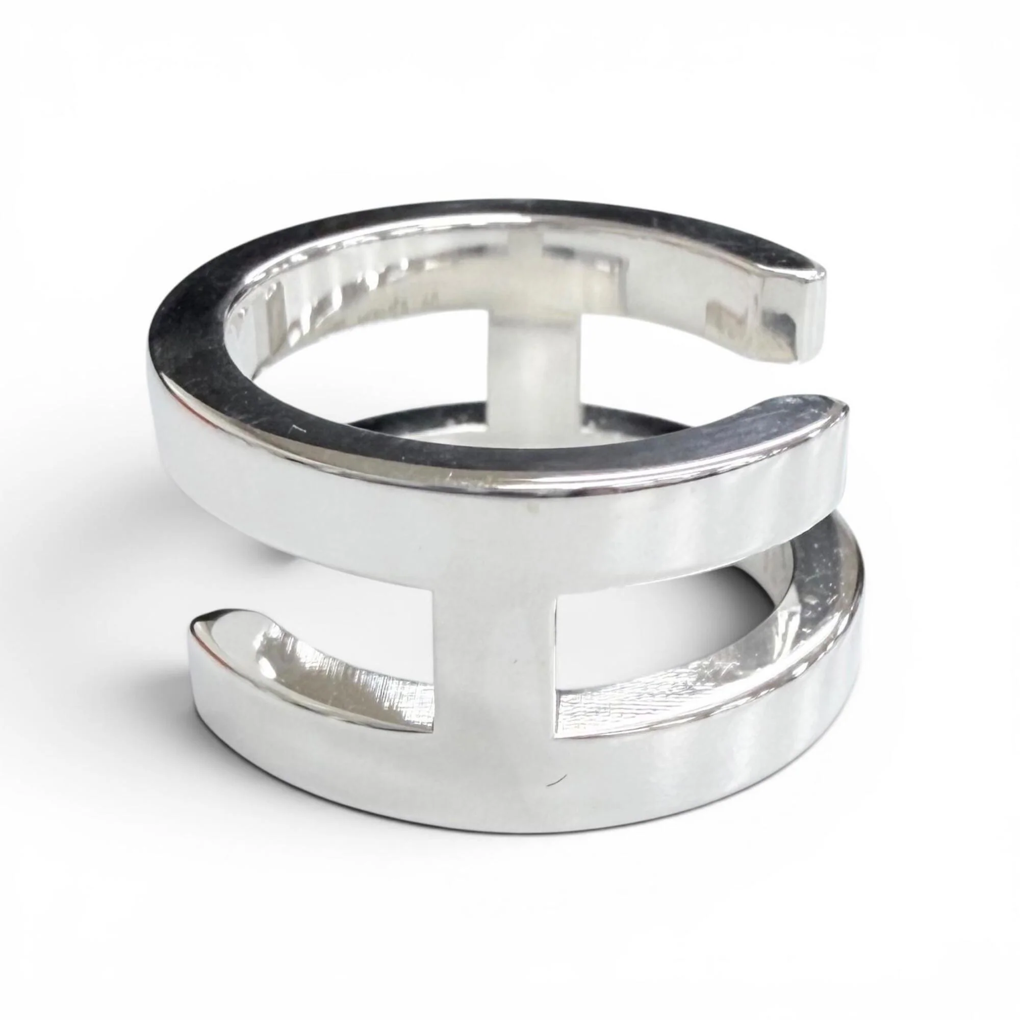 H Symbol Ring Sterling Silver - Image 5