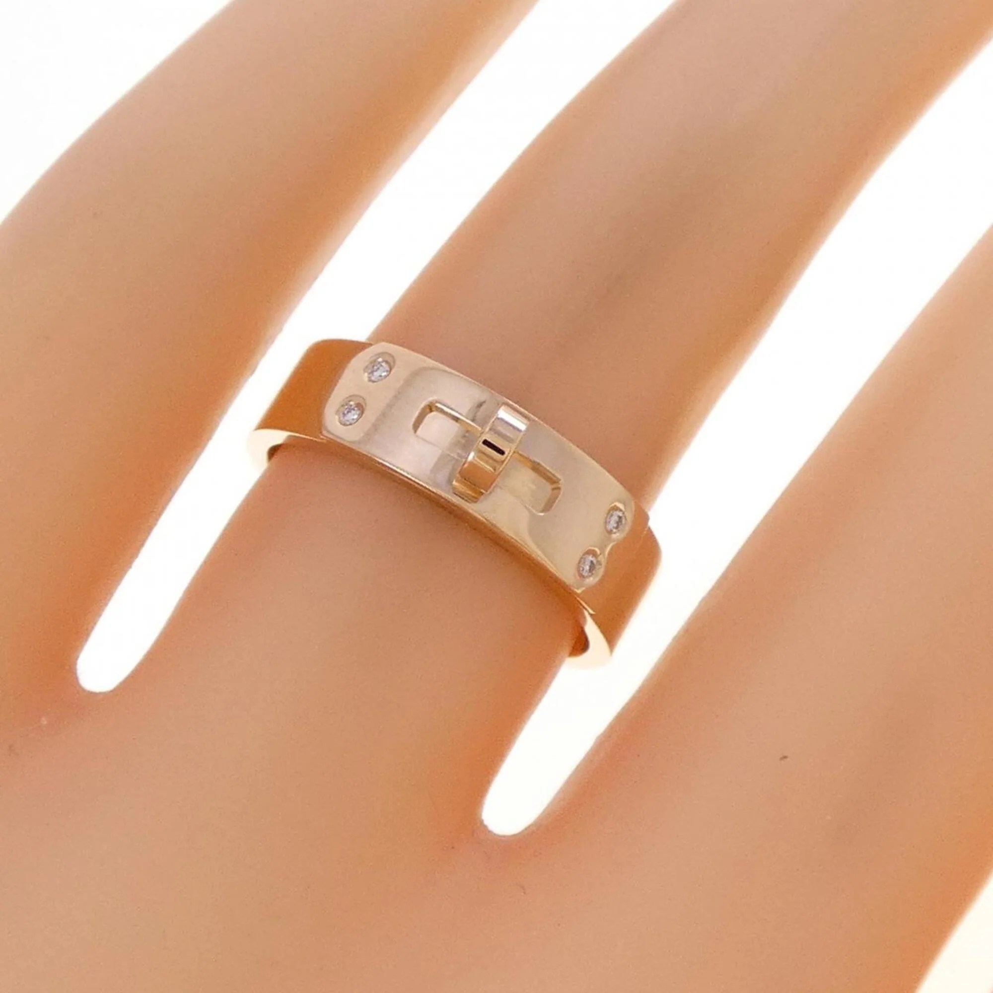 Kelly Ring 18K Rose Gold with Diamond - Image 5