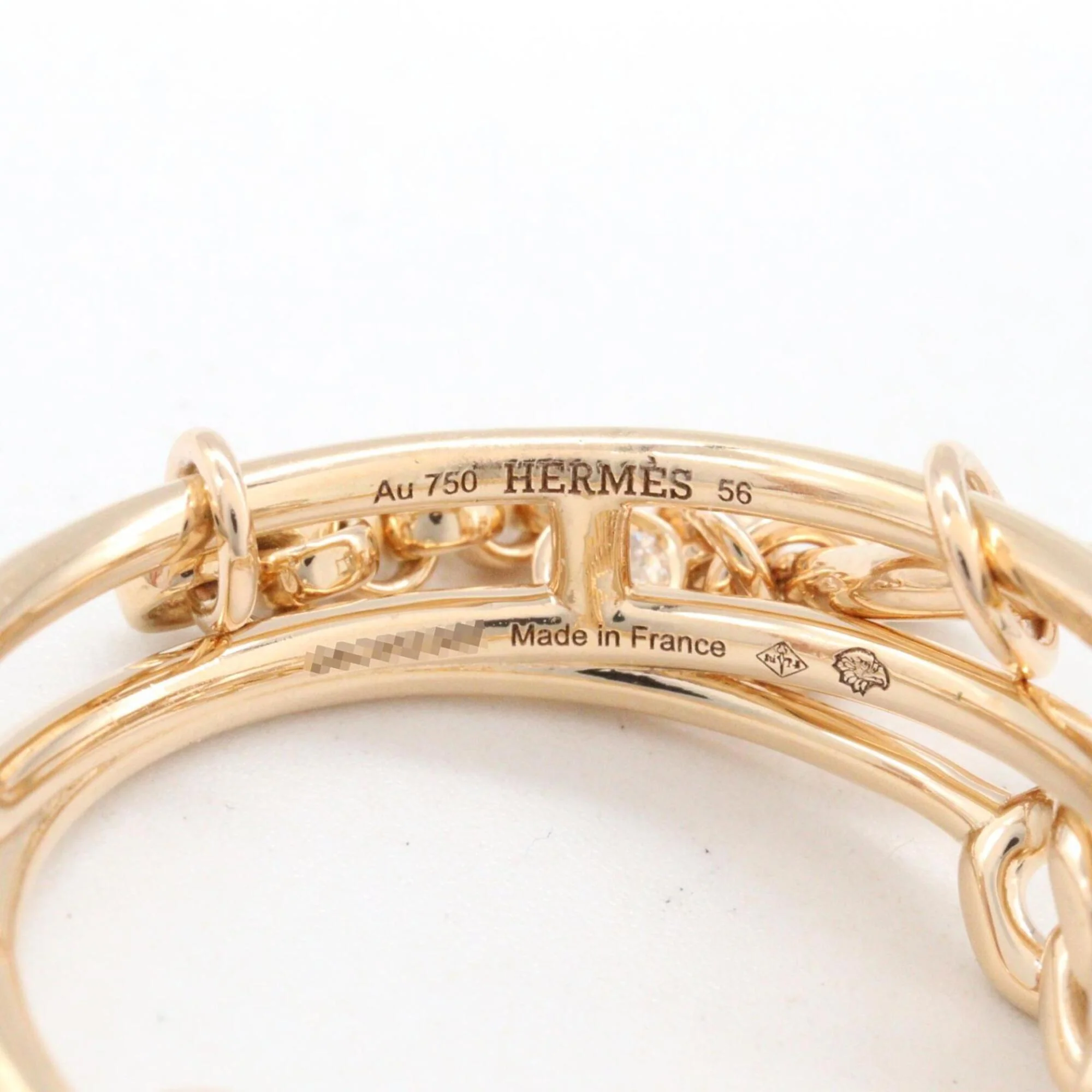Mix and H Ring 18K Rose Gold - Image 3
