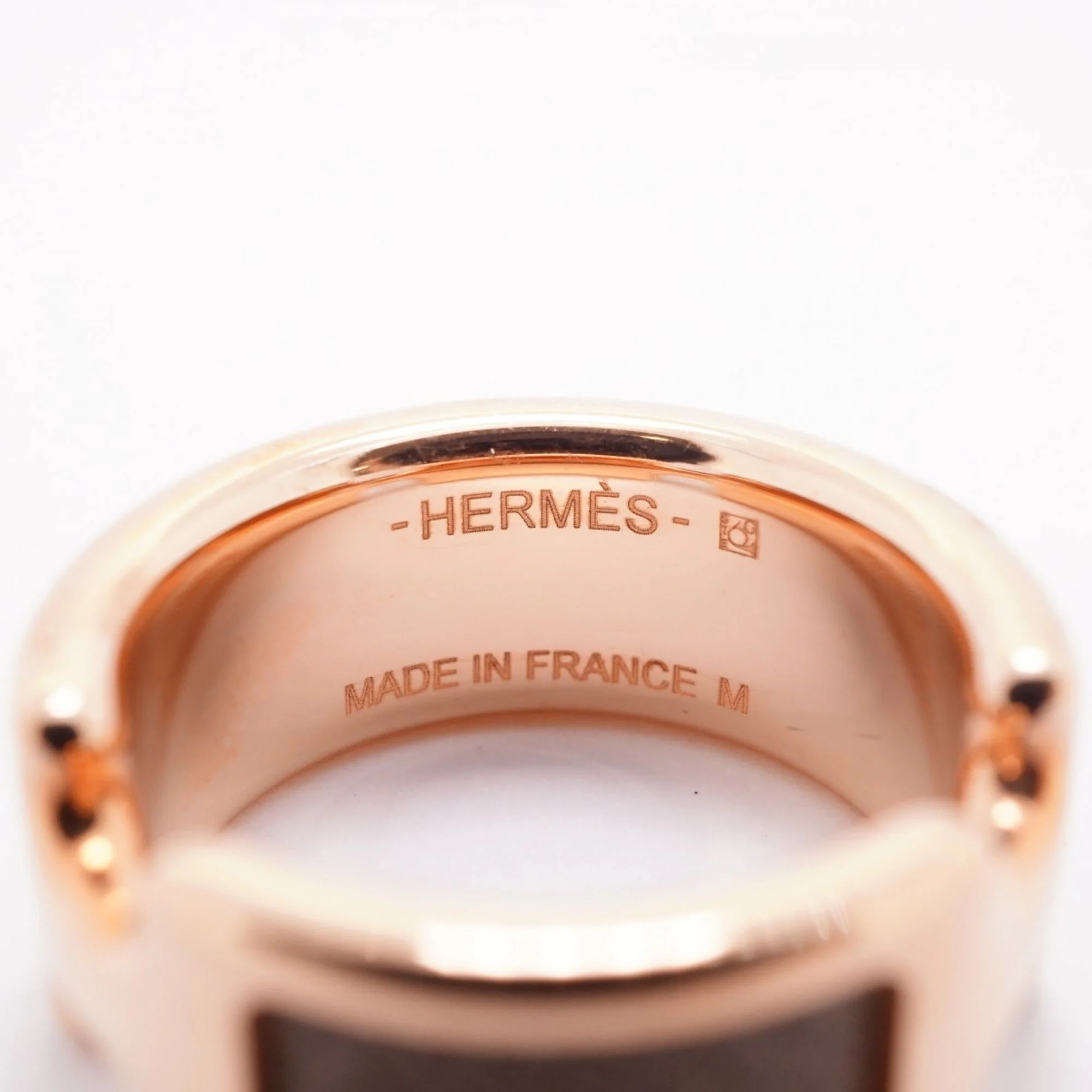 Olympe Ring Gold and Leather - Image 4