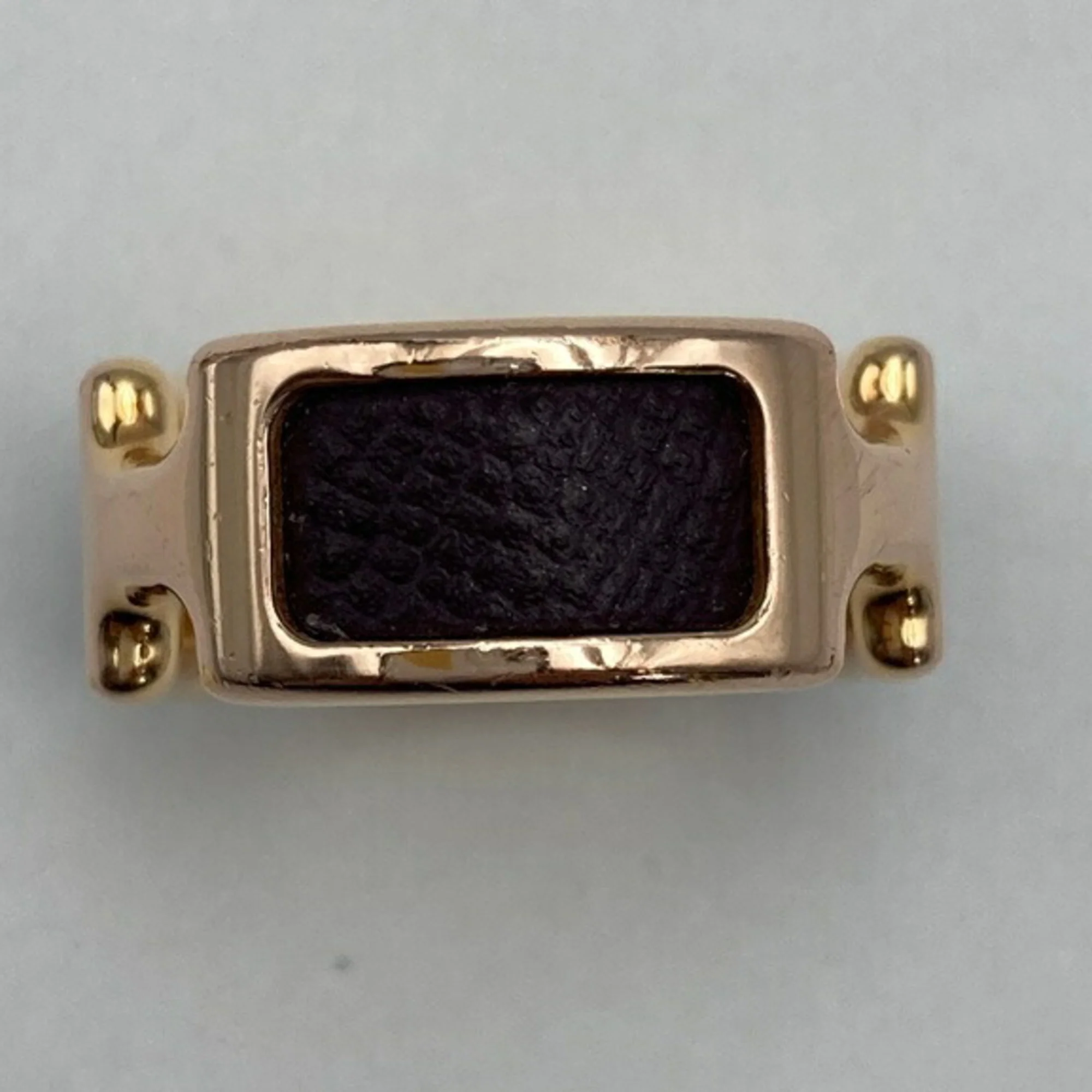 Olympe Ring Leather and Metal Mini - Image 4