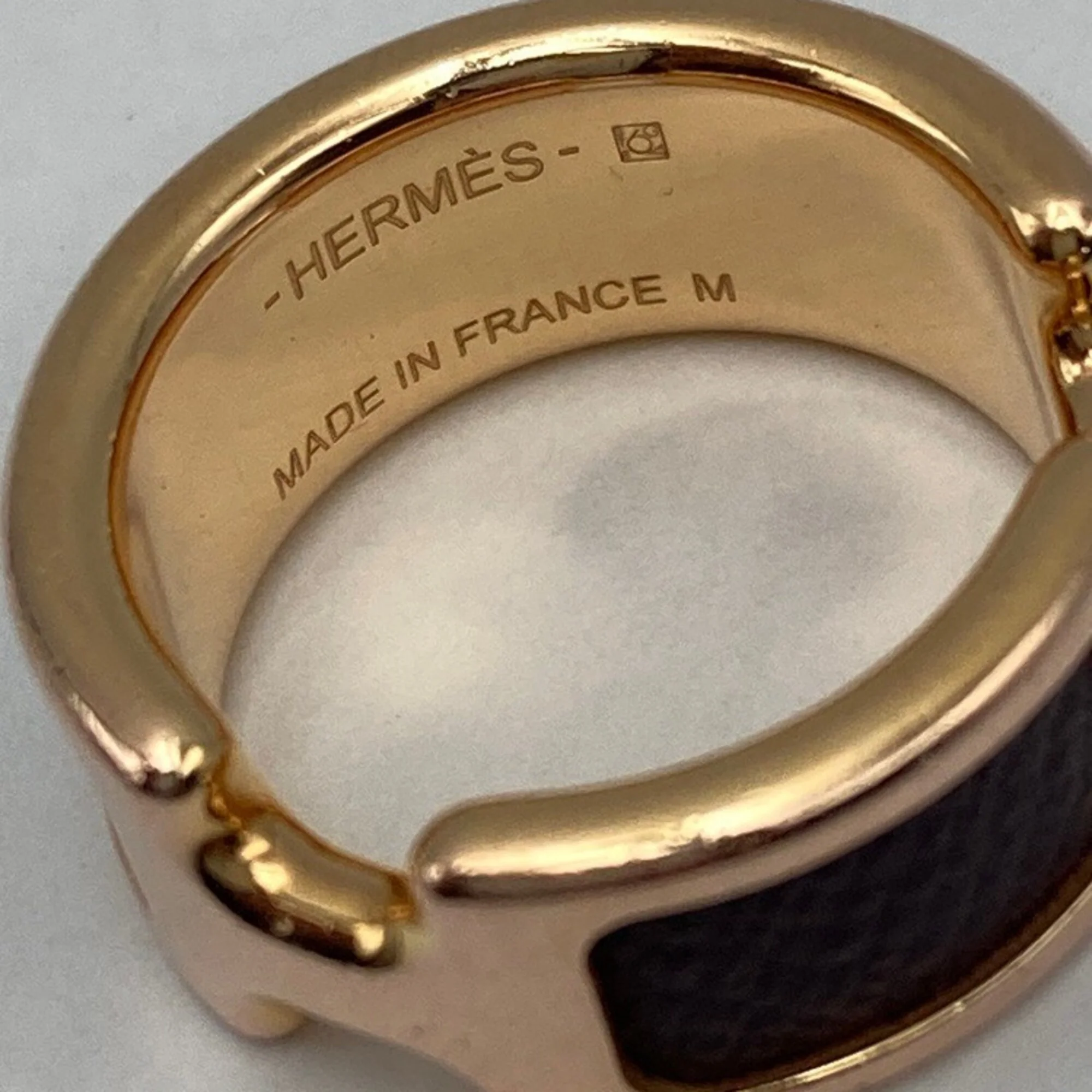 Olympe Ring Leather and Metal Mini - Image 8