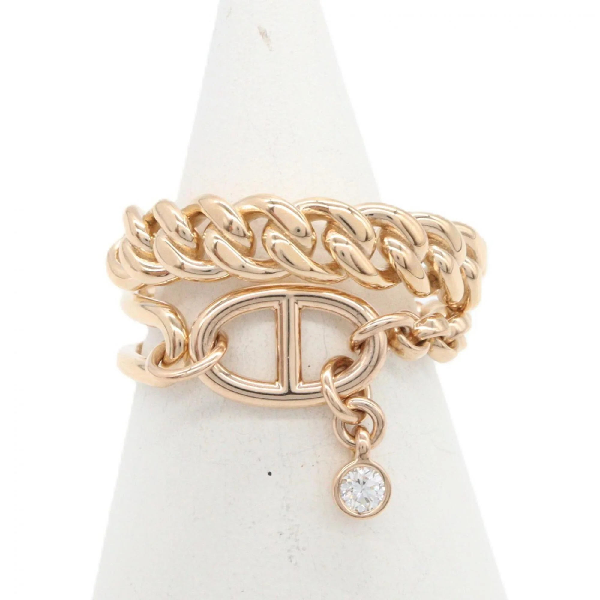 Ring 18K Rose Gold with Diamond