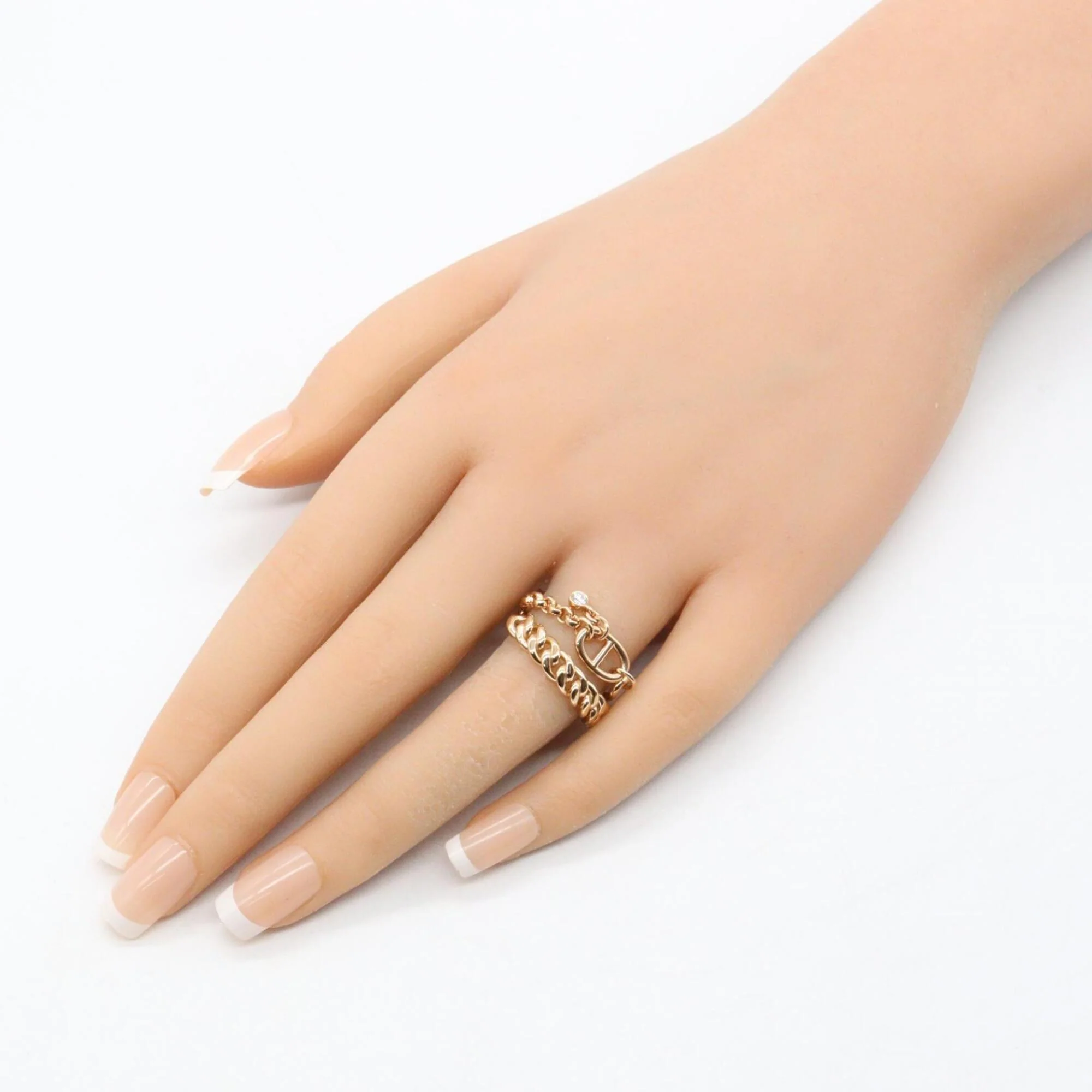 Ring 18K Rose Gold with Diamond - Image 7