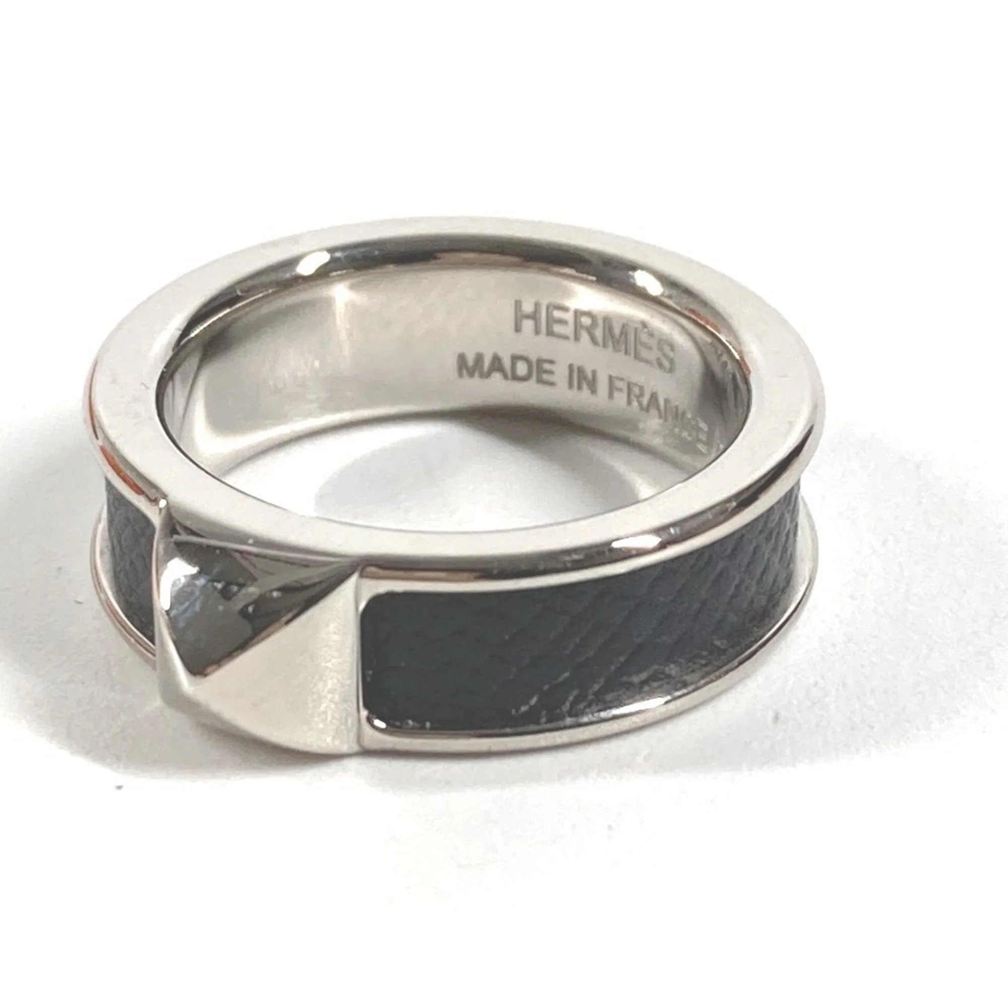 Ring Leather and Metal Black - Image 2