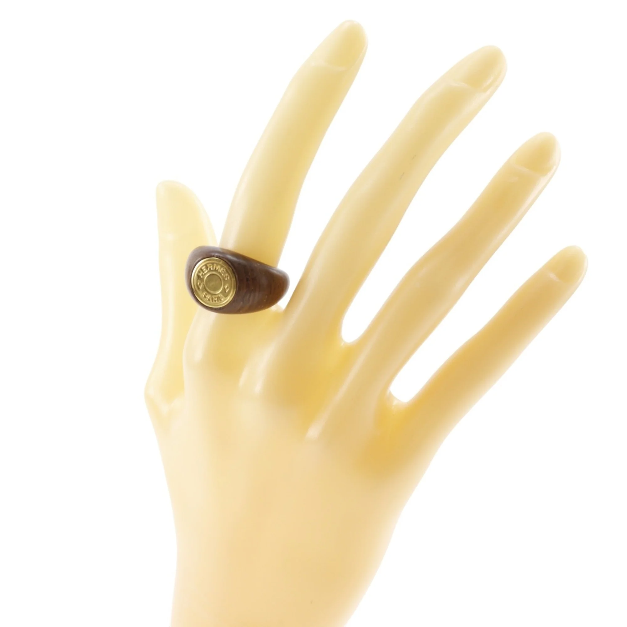 Sellier Ring Gold and Wood - Image 2
