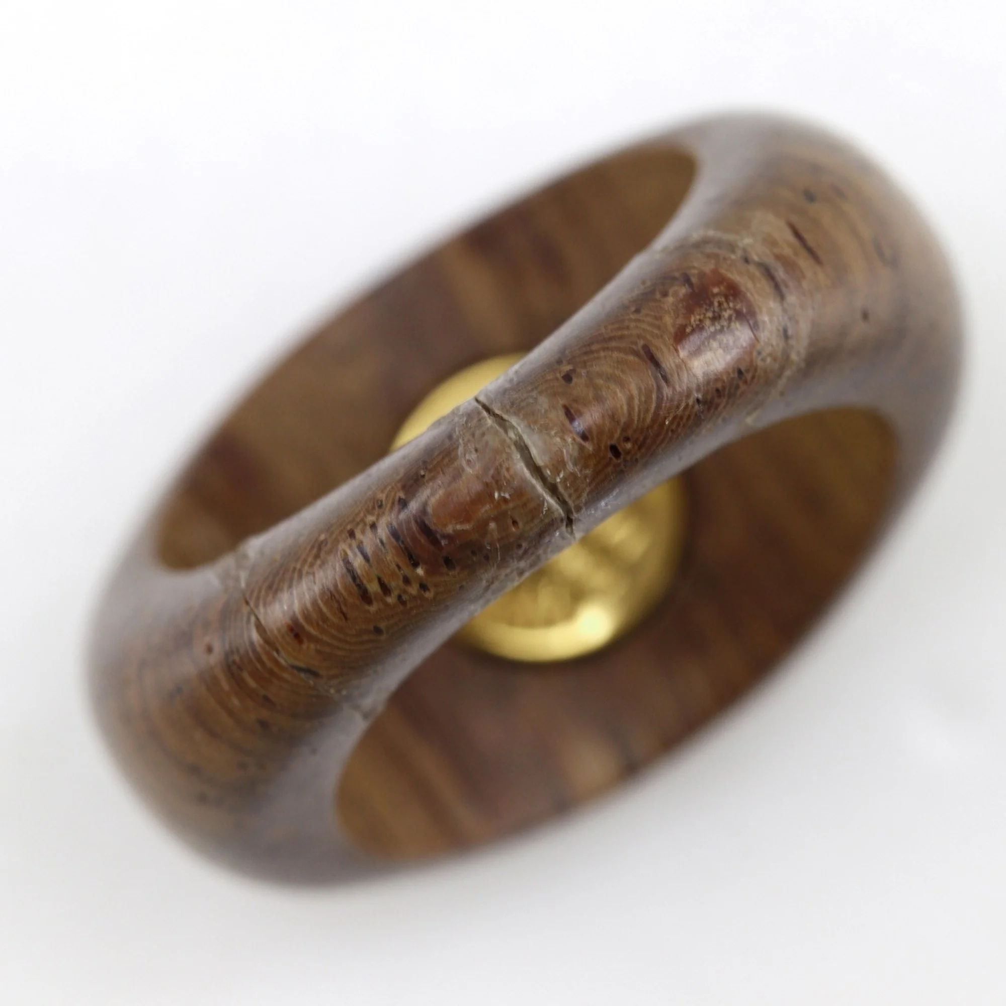 Sellier Ring Gold and Wood - Image 4