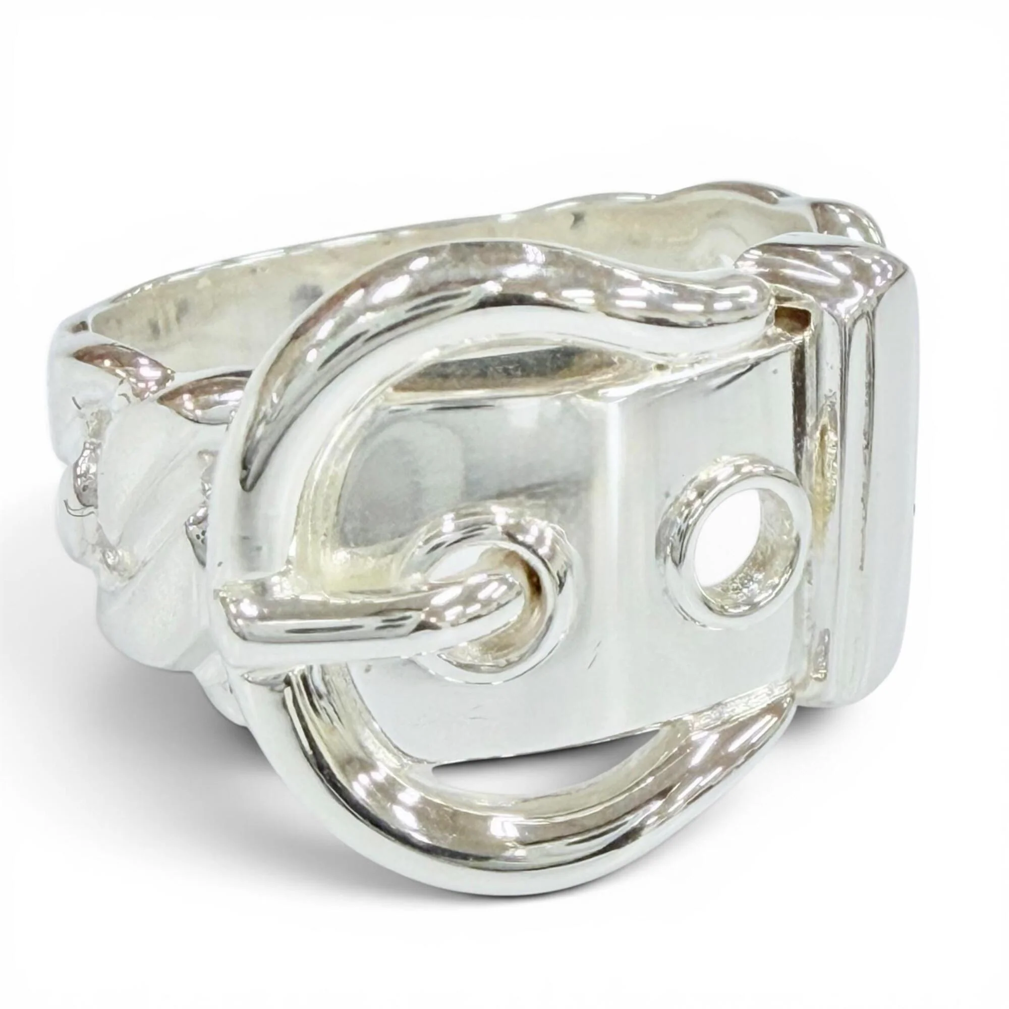 Vintage Boucles Sellier Ring Sterling Silver