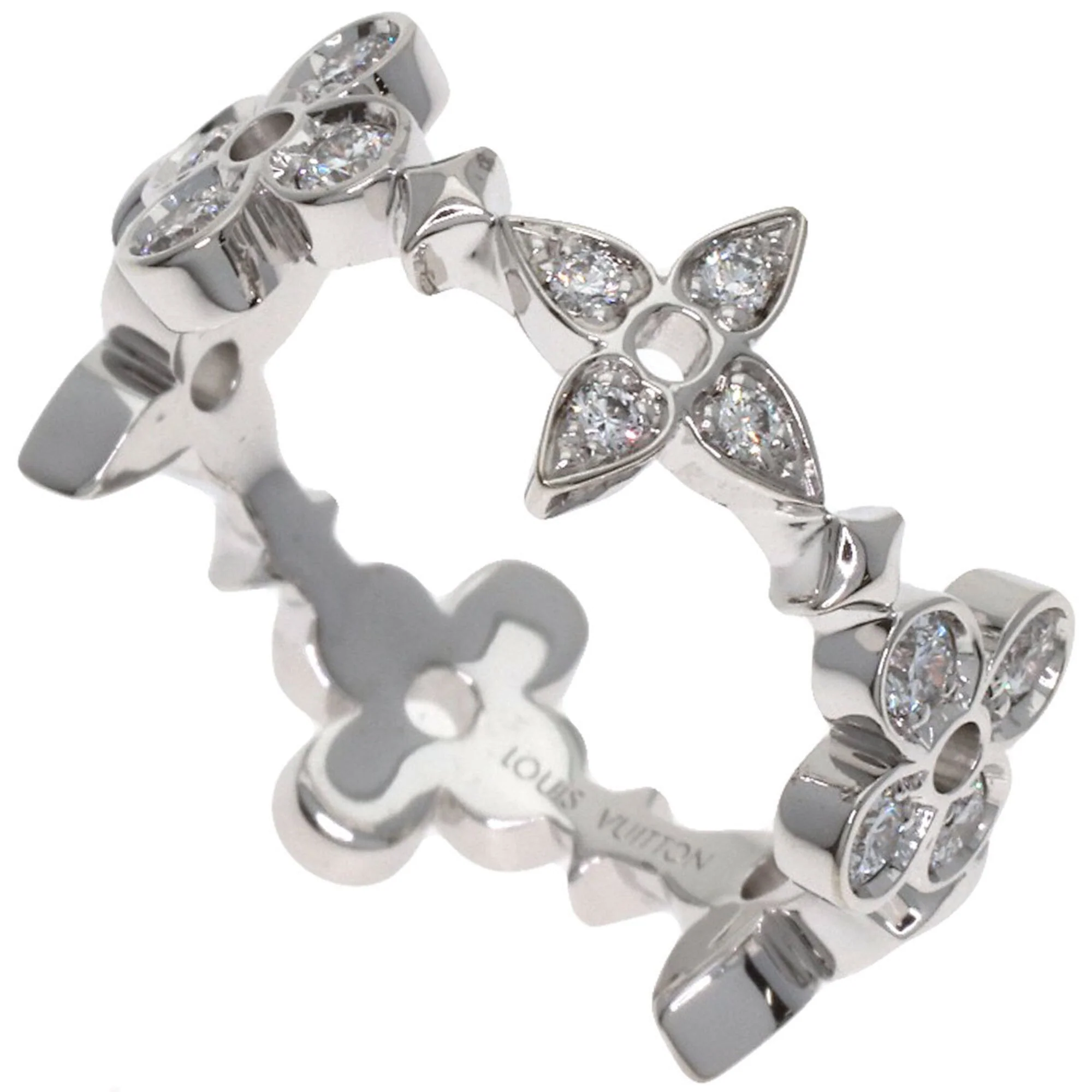 Band Ring 18K White Gold With Diamond