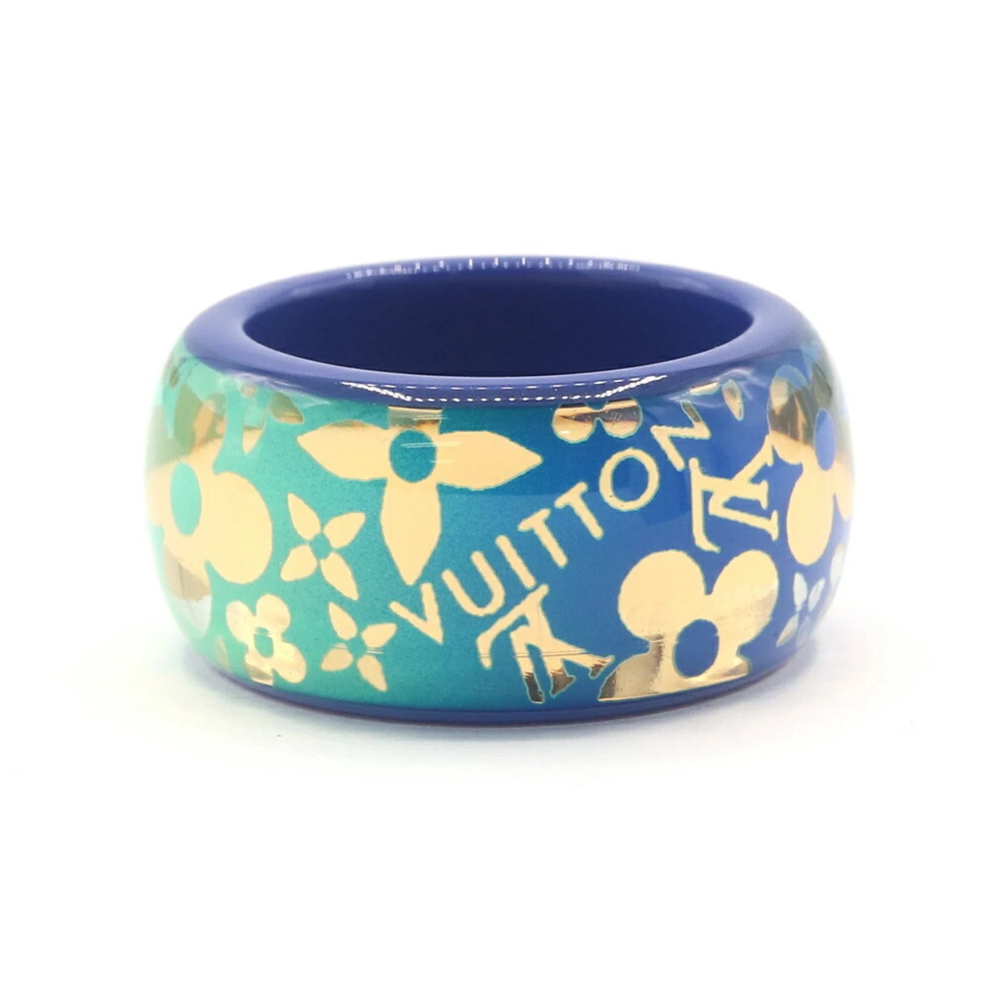 Band Ring Blue Resin