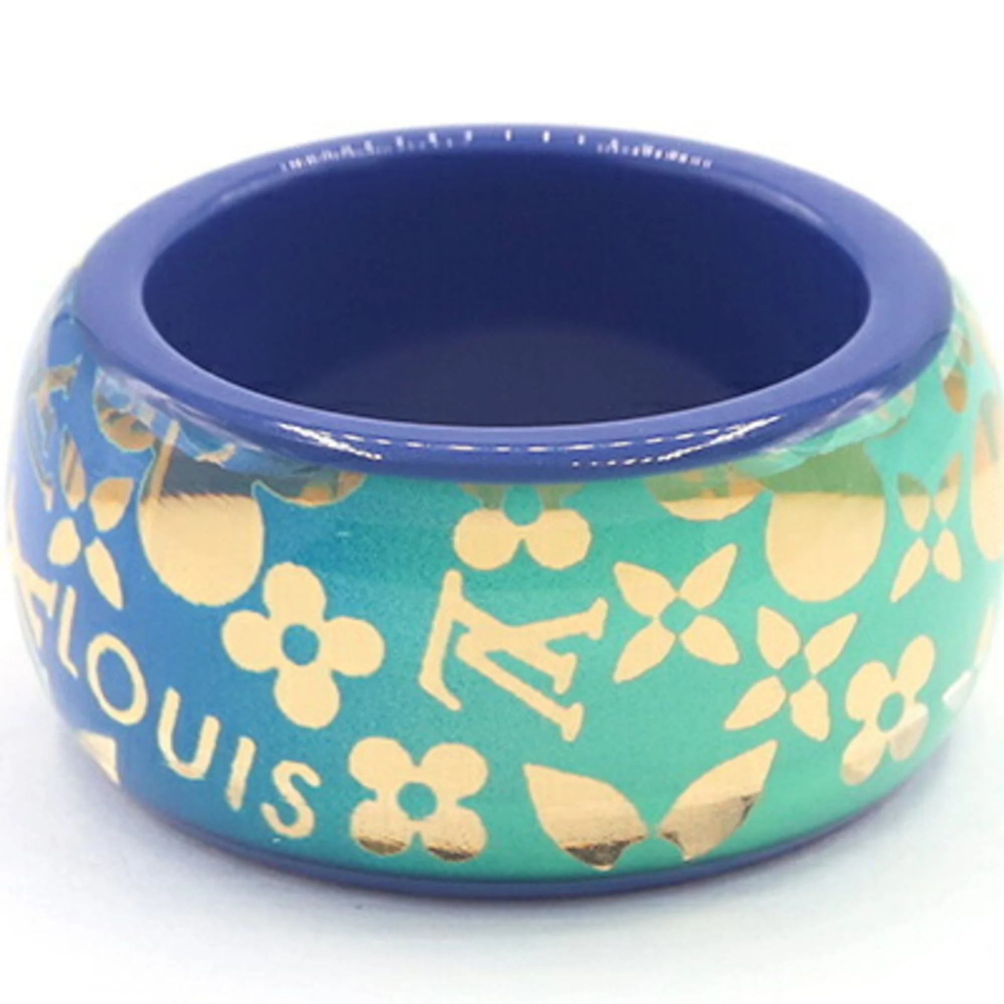Band Ring Blue Resin - Image 3