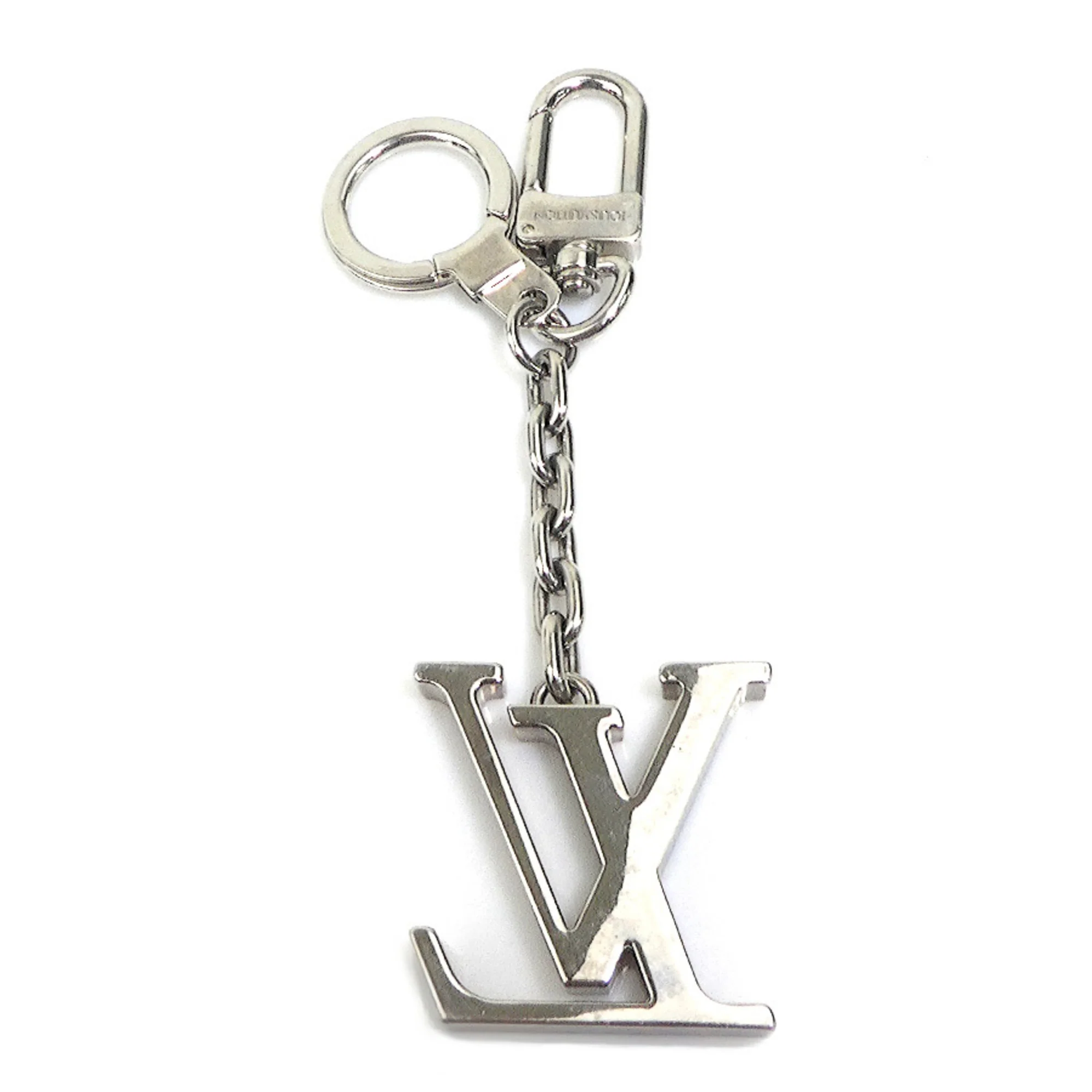 Keyring Charm Metal Silver Ring - Image 4