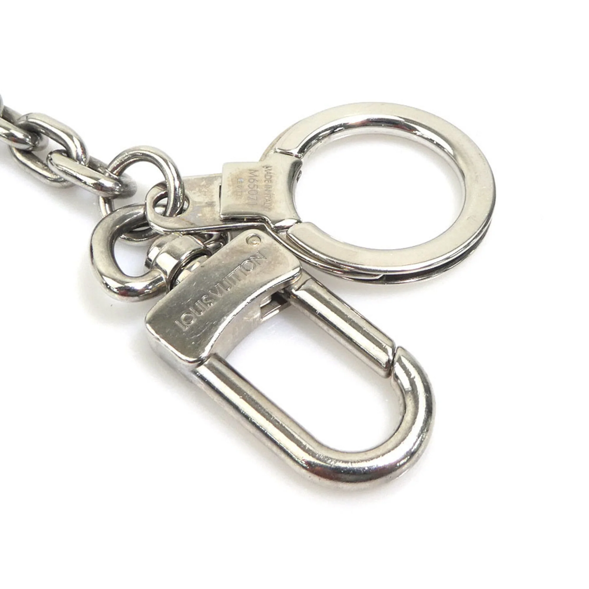 Keyring Charm Metal Silver Ring - Image 7