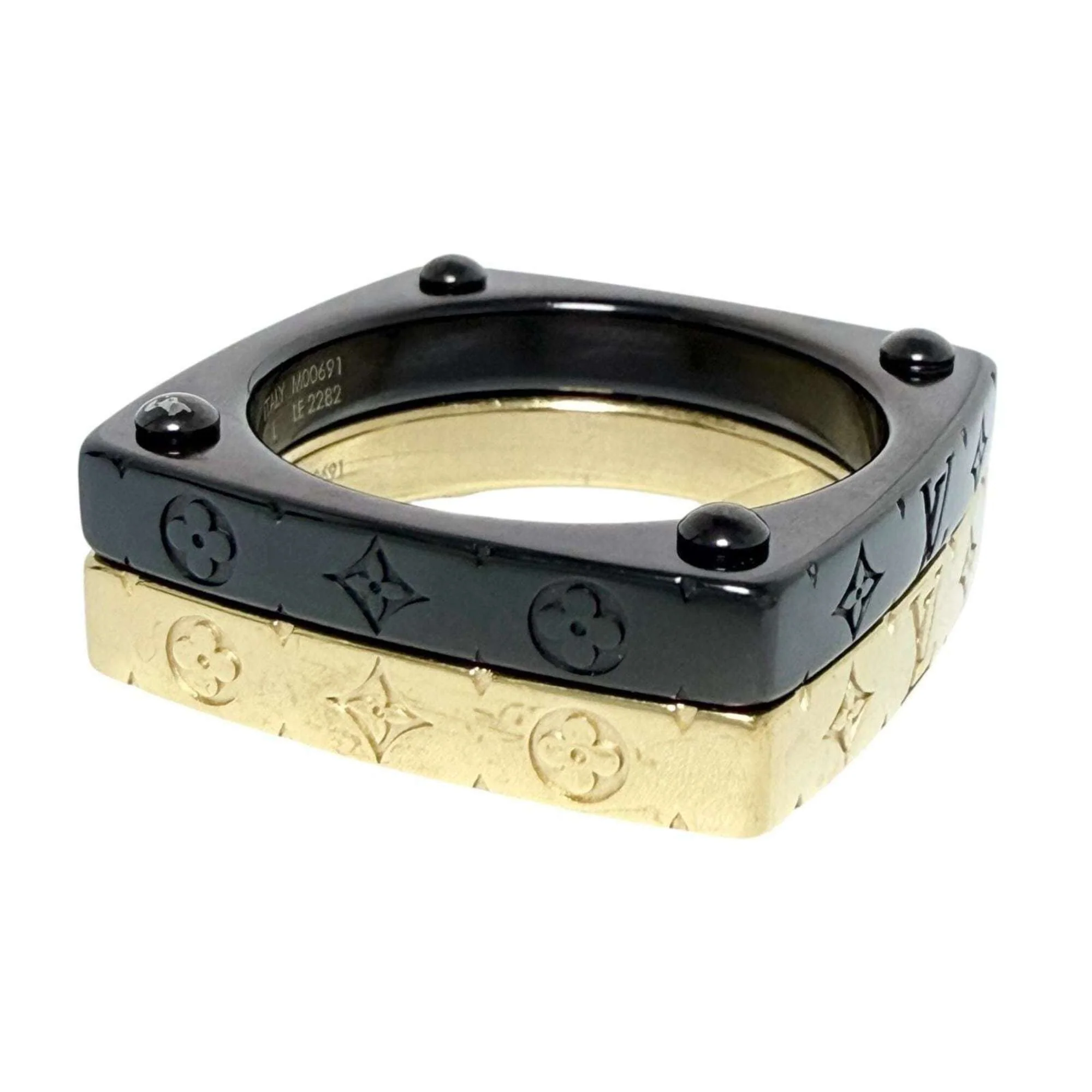 Monogram Bold Set Band Ring Metal - Image 3