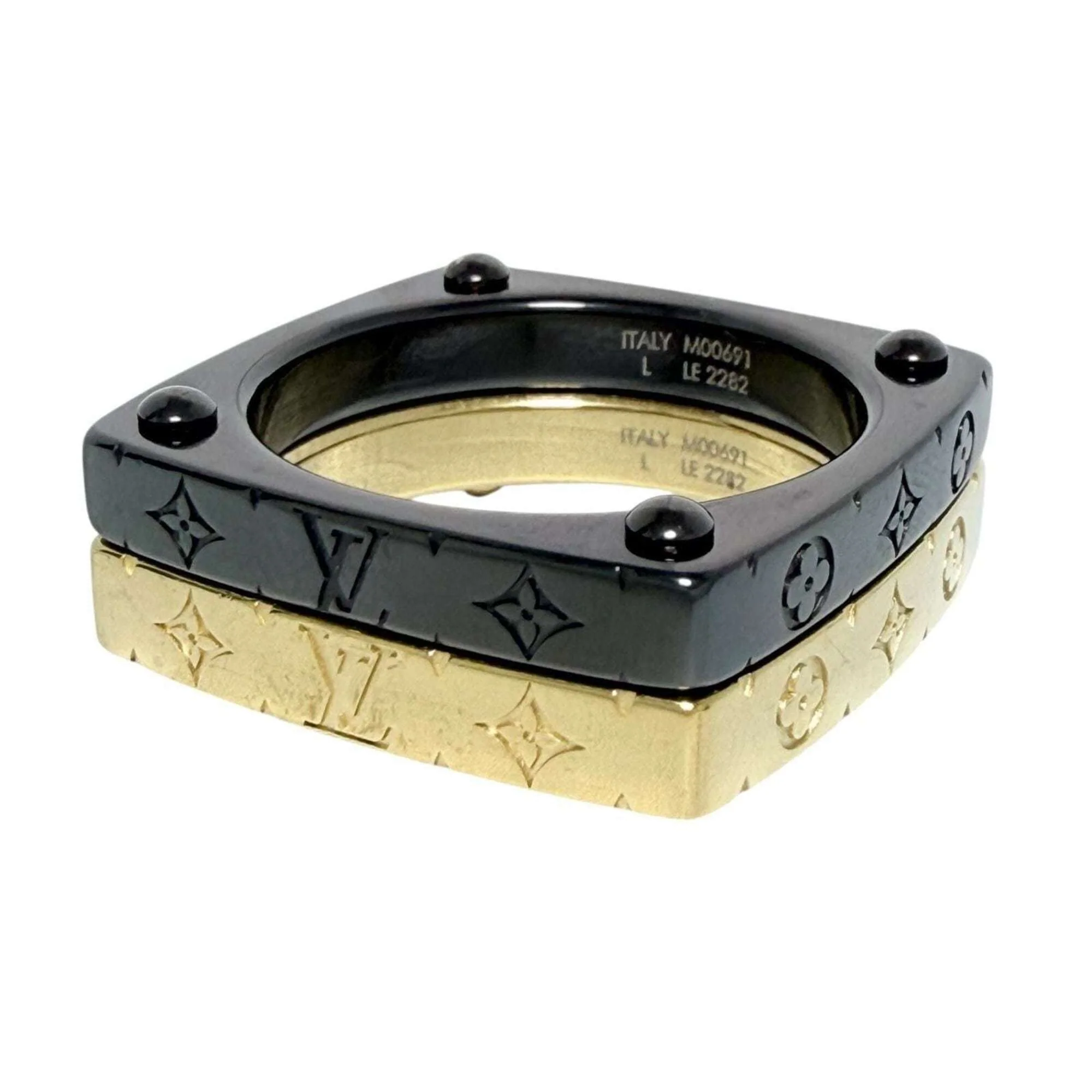 Monogram Bold Set Band Ring Metal - Image 4