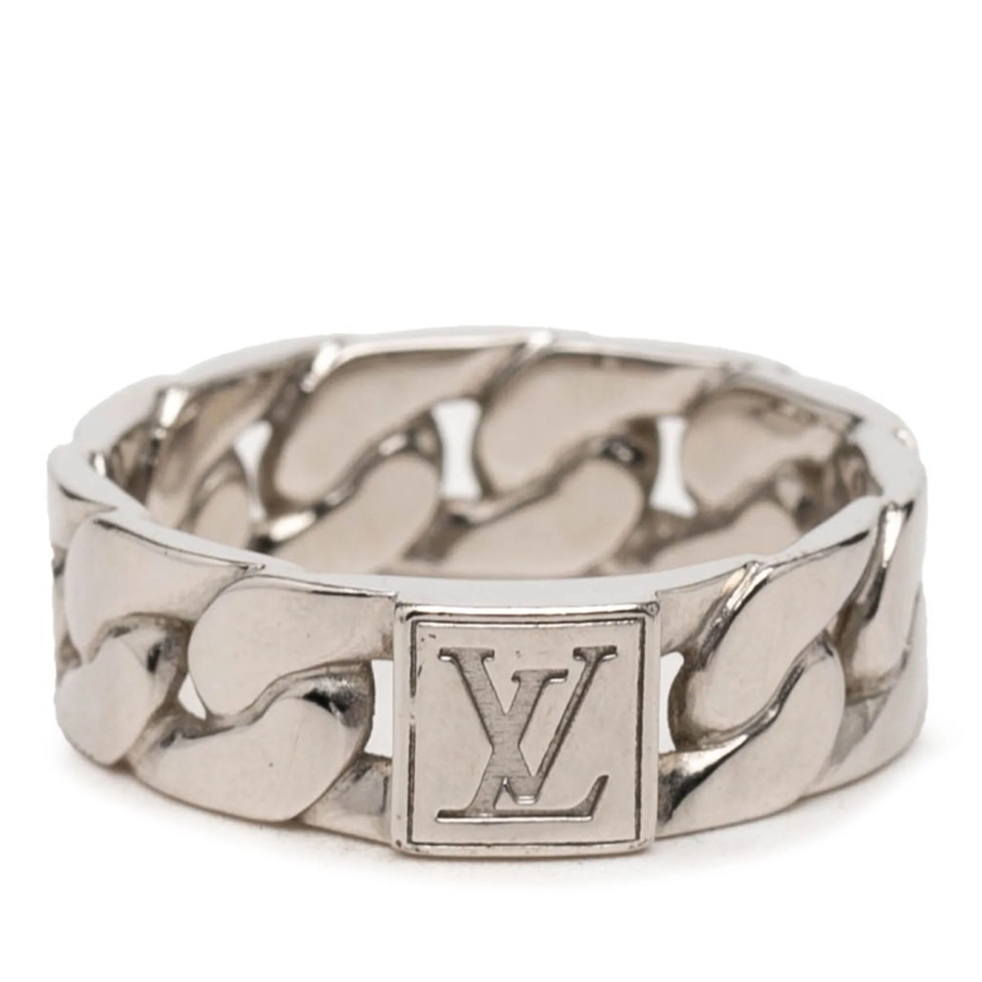 Mosaic Chain Ring Metal