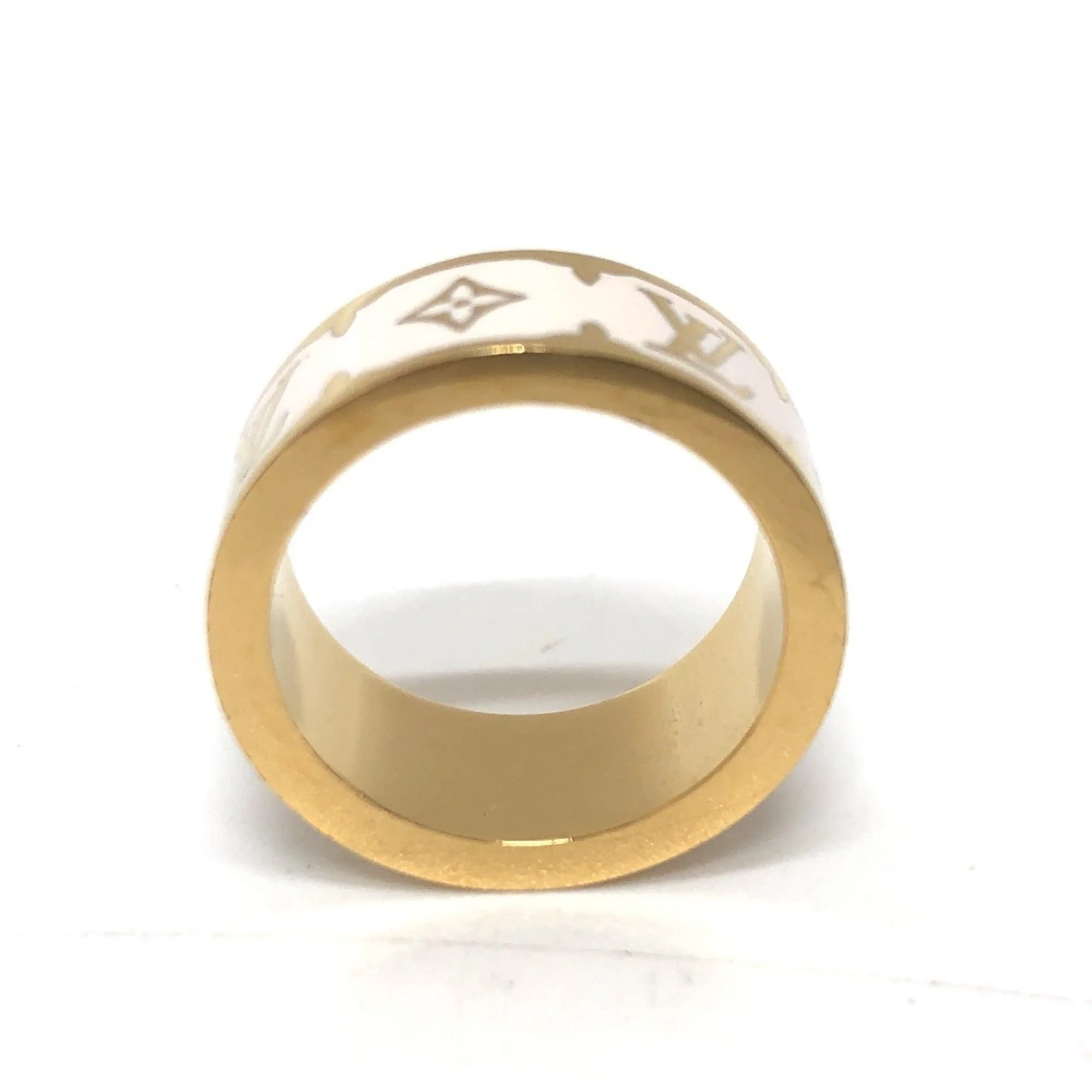 Nano Gram Enamel Ring Metal White - Image 2