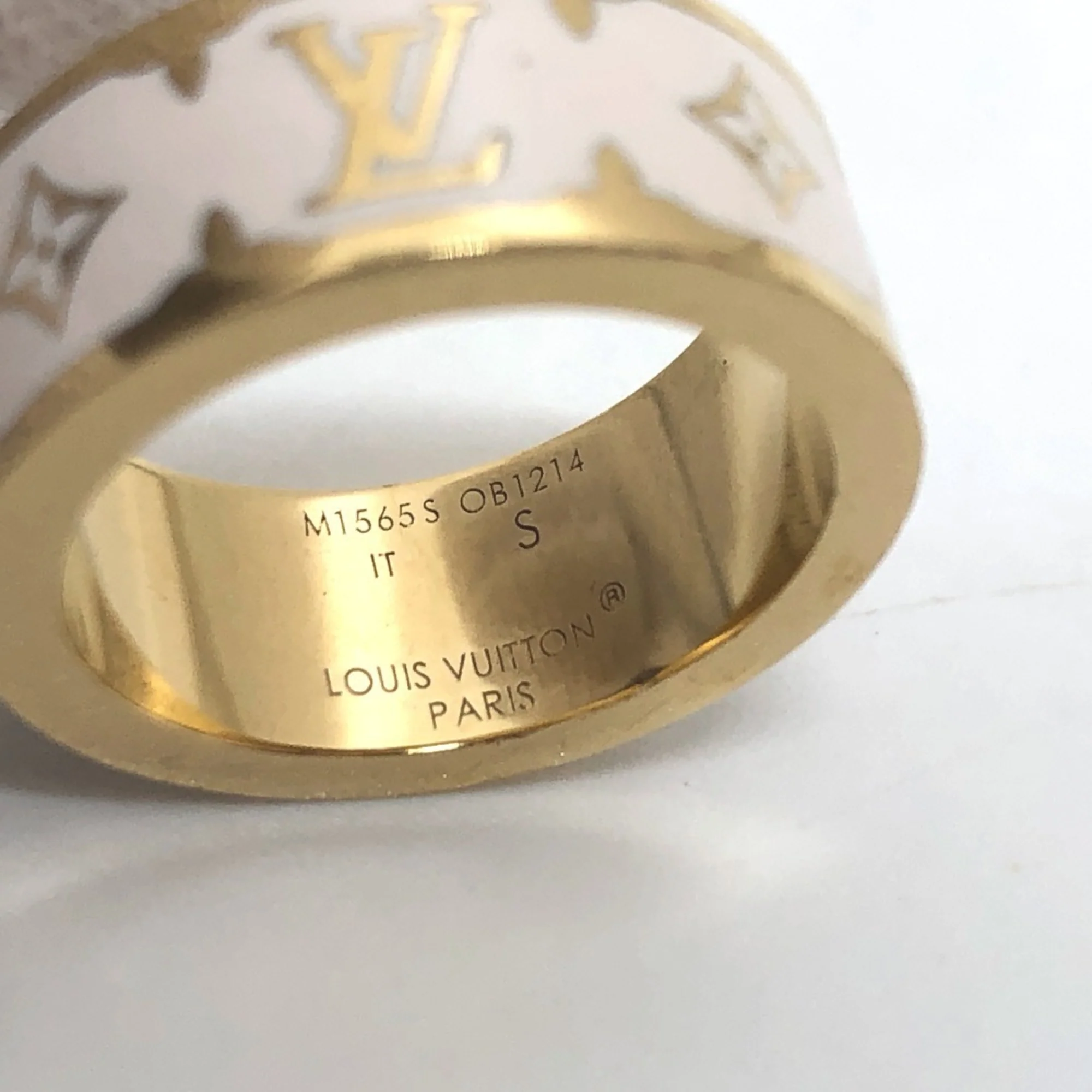 Nano Gram Enamel Ring Metal White - Image 4