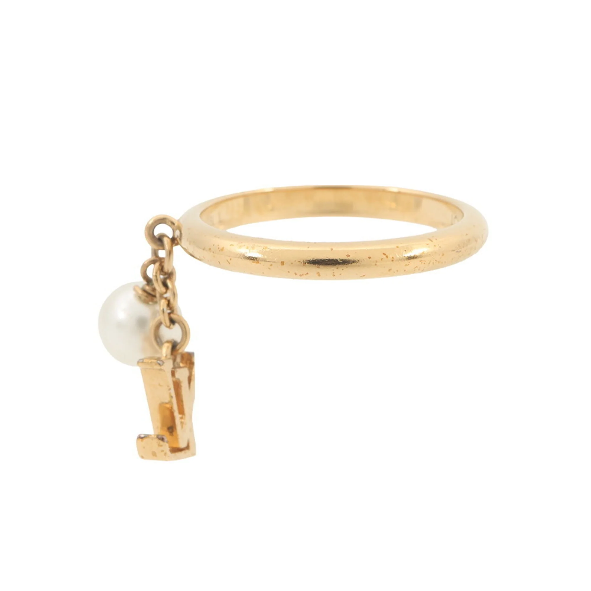 Ring Gold and Artificial Pearl - Image 2