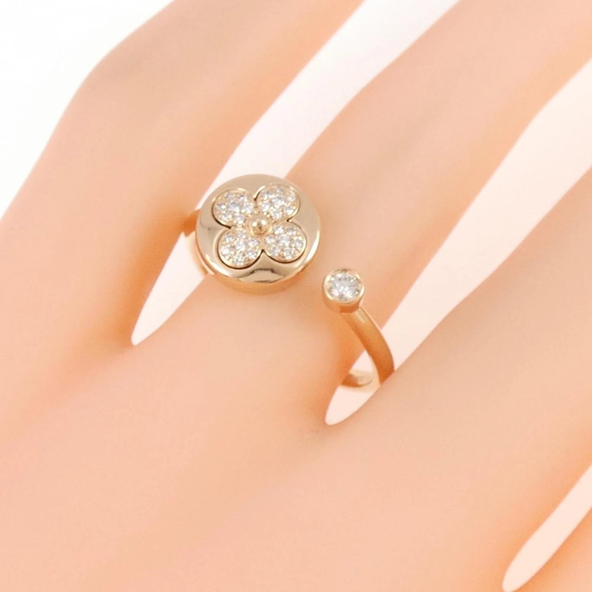 Sun Blossom Mini Ring 18K Rose Gold - Image 5