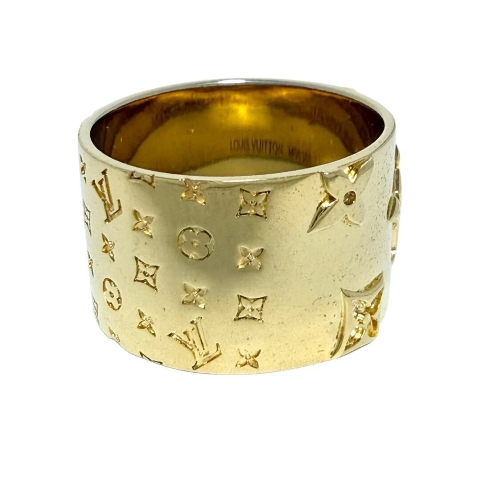 Wide Monogram Ring Metal - Image 2