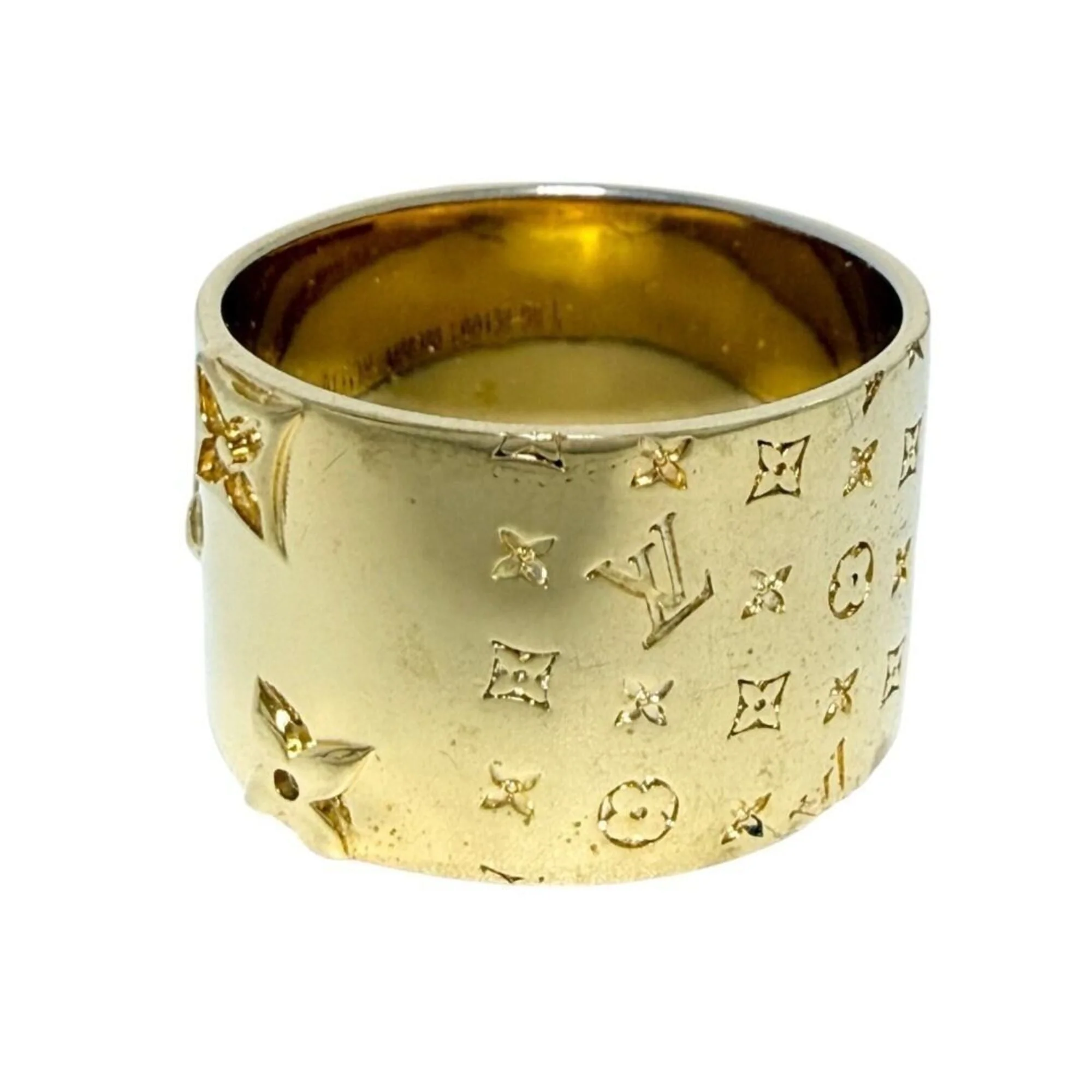 Wide Monogram Ring Metal - Image 3