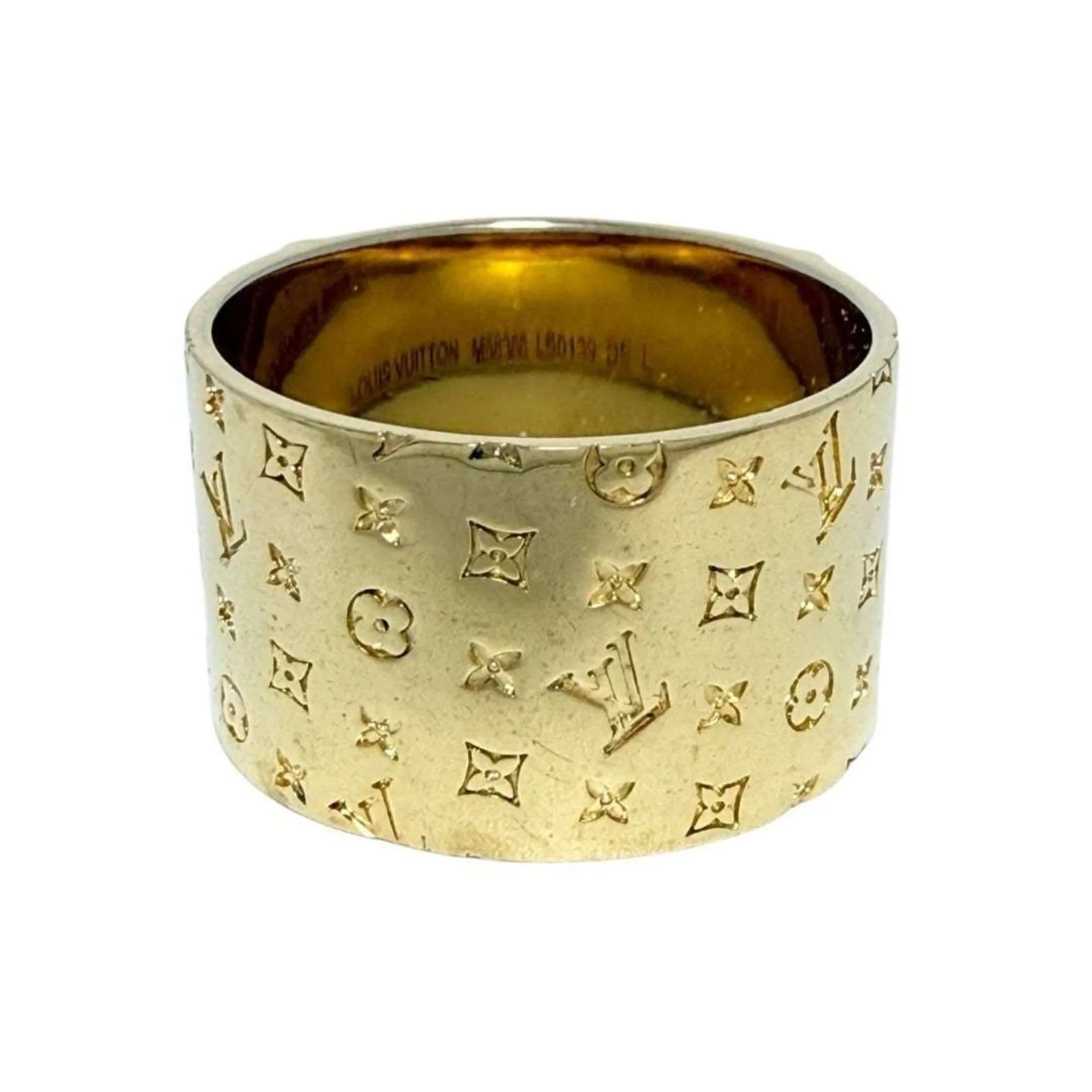 Wide Monogram Ring Metal - Image 4